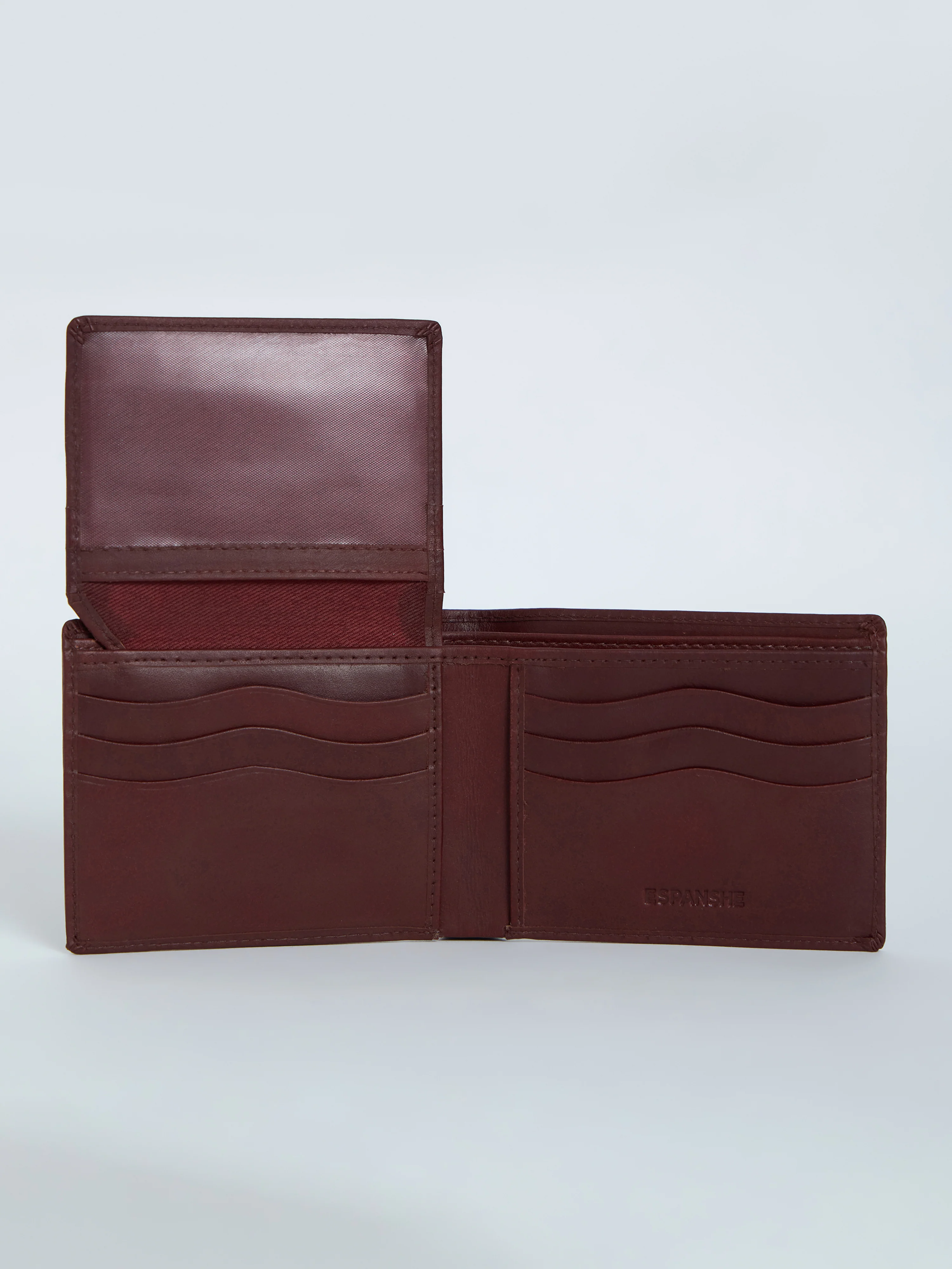Arctic-1 - Bi-Fold Leather Wallet - Cherry Red - Image 5