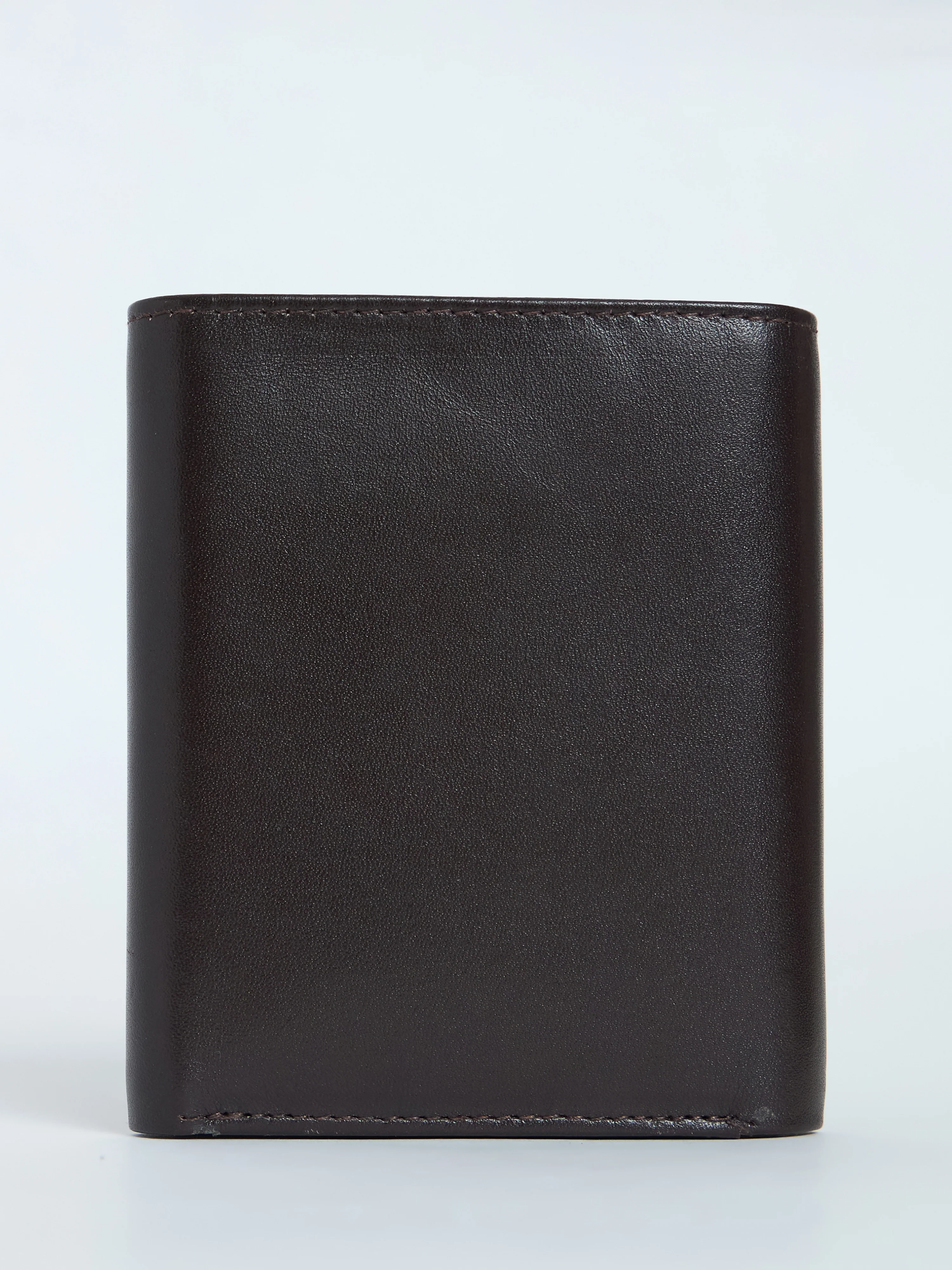 Arctic-10 - Leather Trifold Wallet - Brown - Image 7