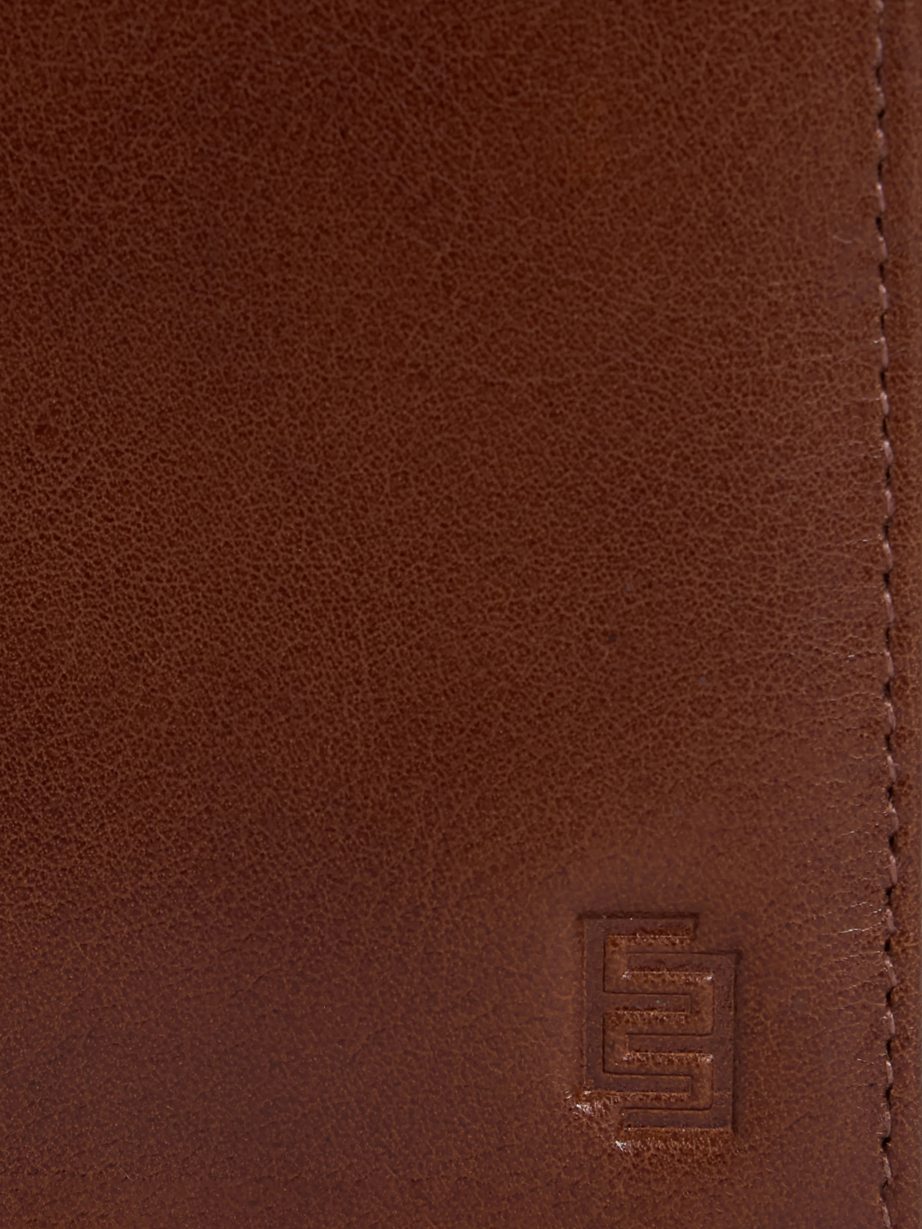 Arctic-3 - Bi-Fold Leather Wallet - Brown - Image 3