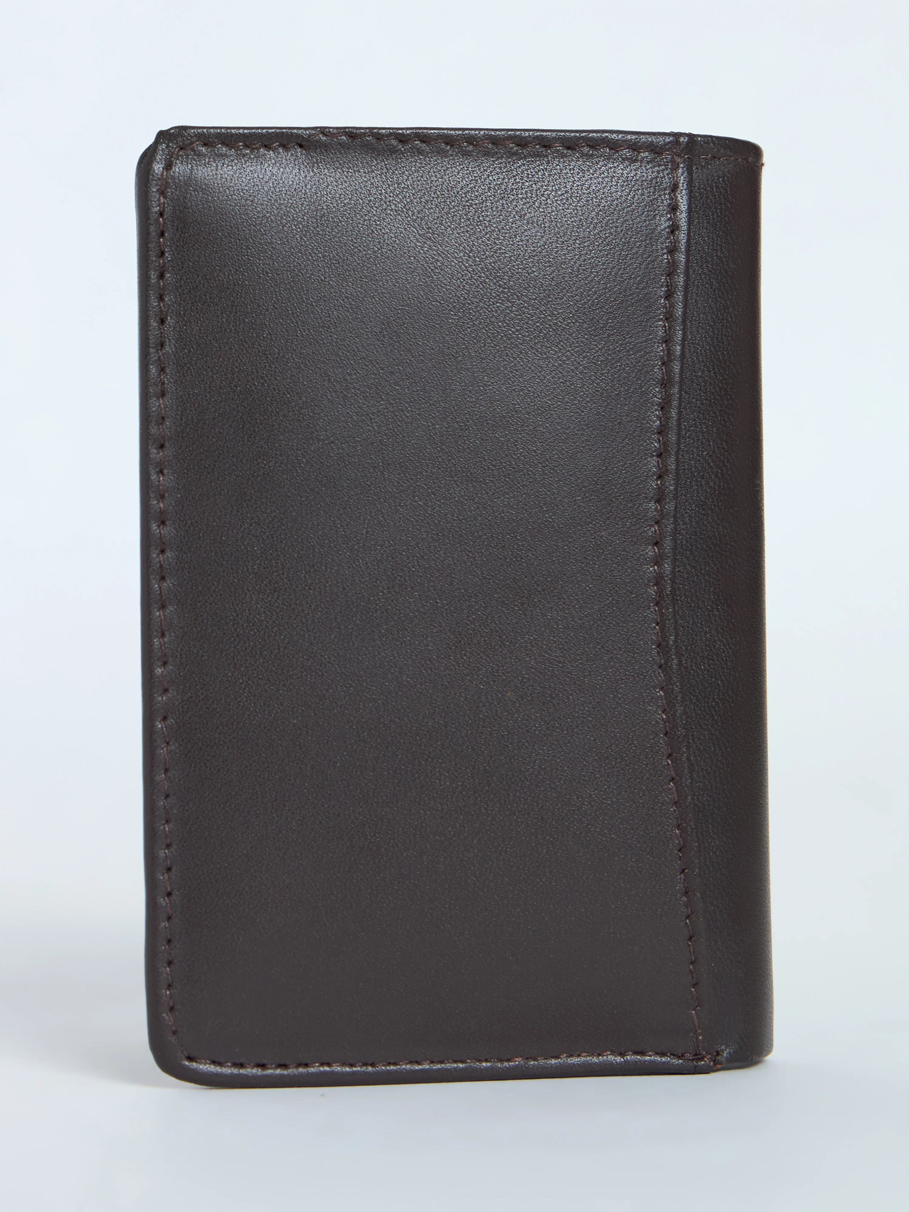 Arctic-8 - Vertical Leather Soft Wallet - Brown - Image 6