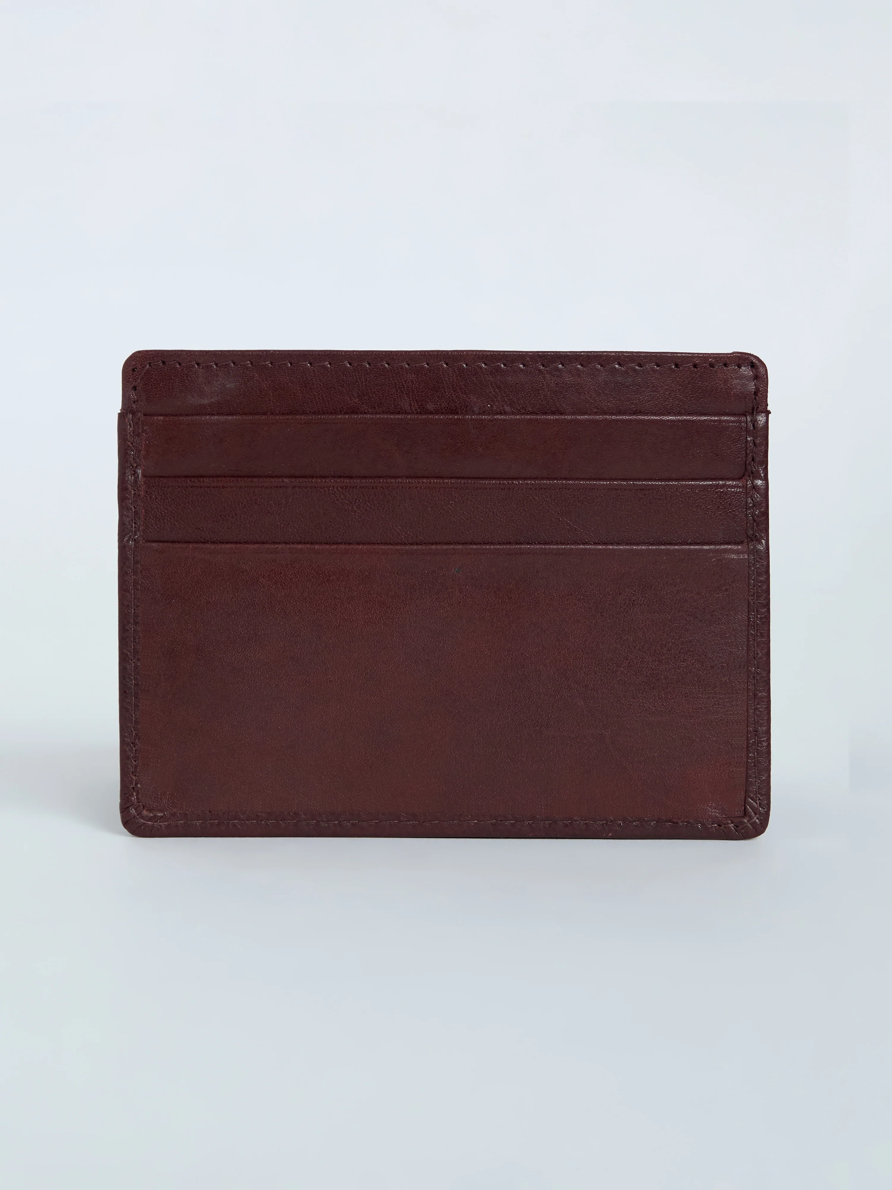 Arctic-9 - Card Holder Leather Zip Wallet - Cherry Red - Image 2