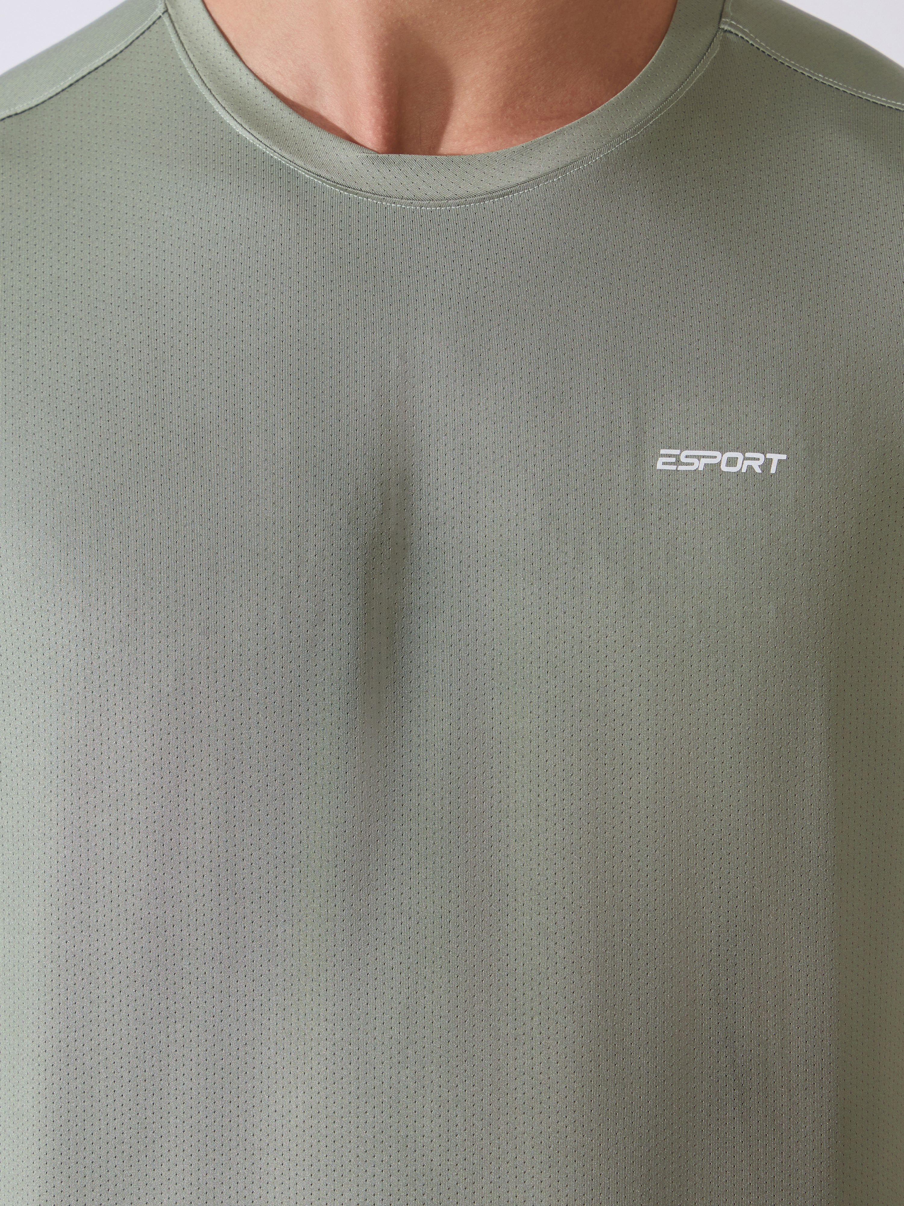 Ash - Sport Fit T-Shirt - Green - Image 3