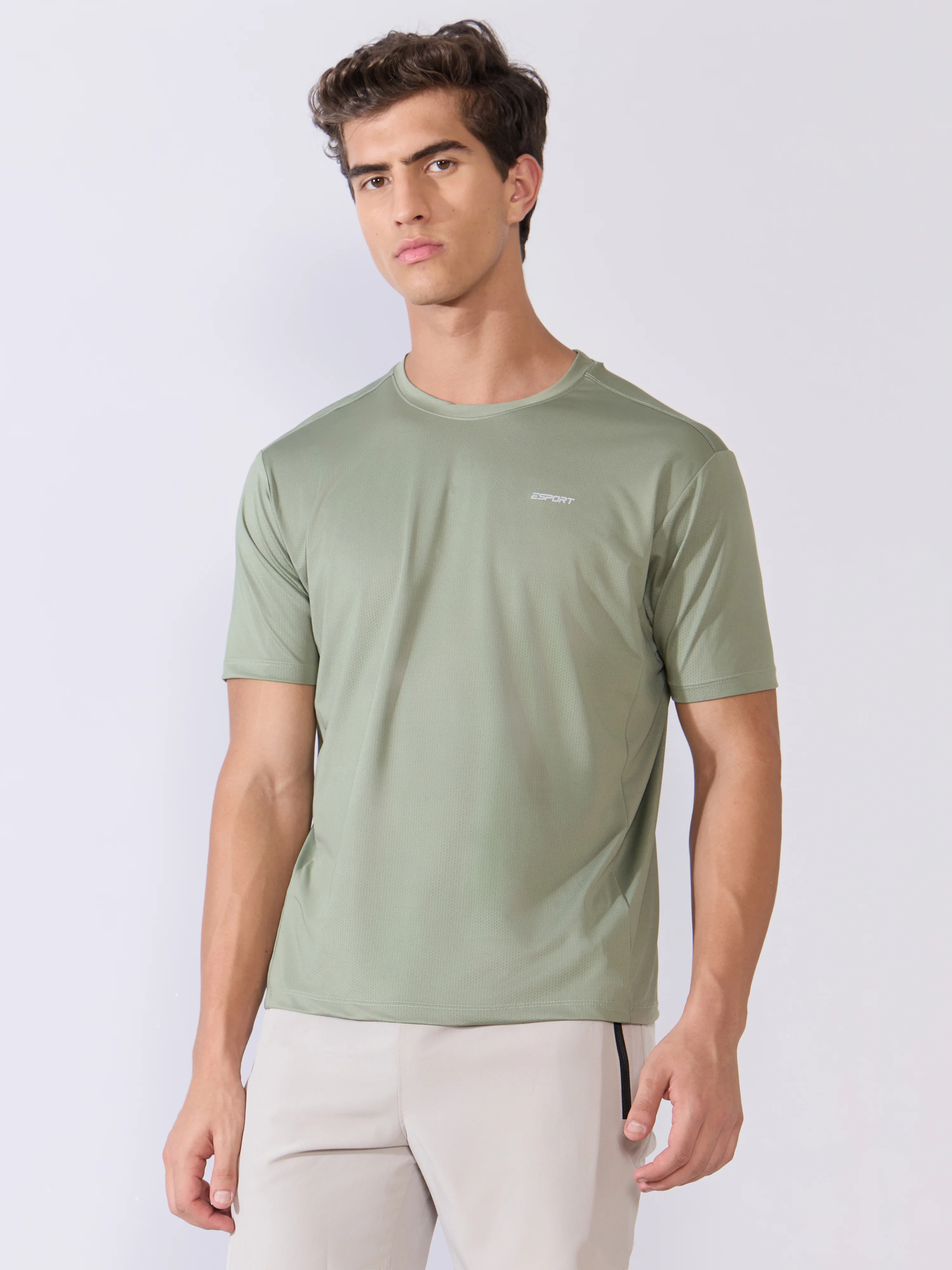 Ash - Sport Fit T-Shirt - Green - Image 4