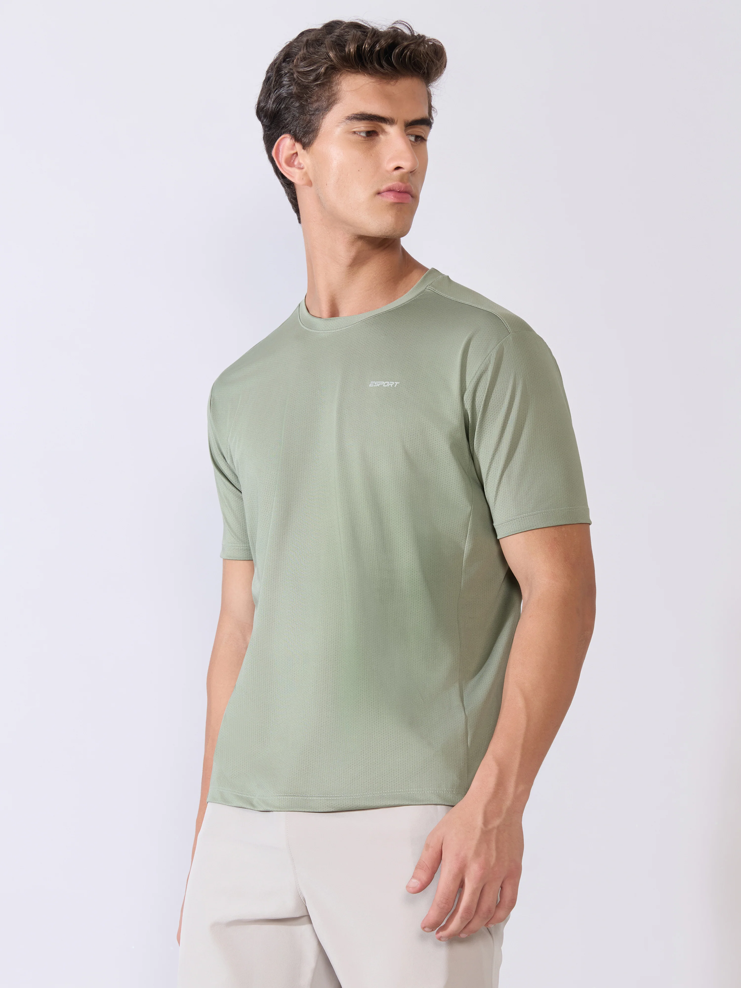 Ash - Sport Fit T-Shirt - Green - Image 5