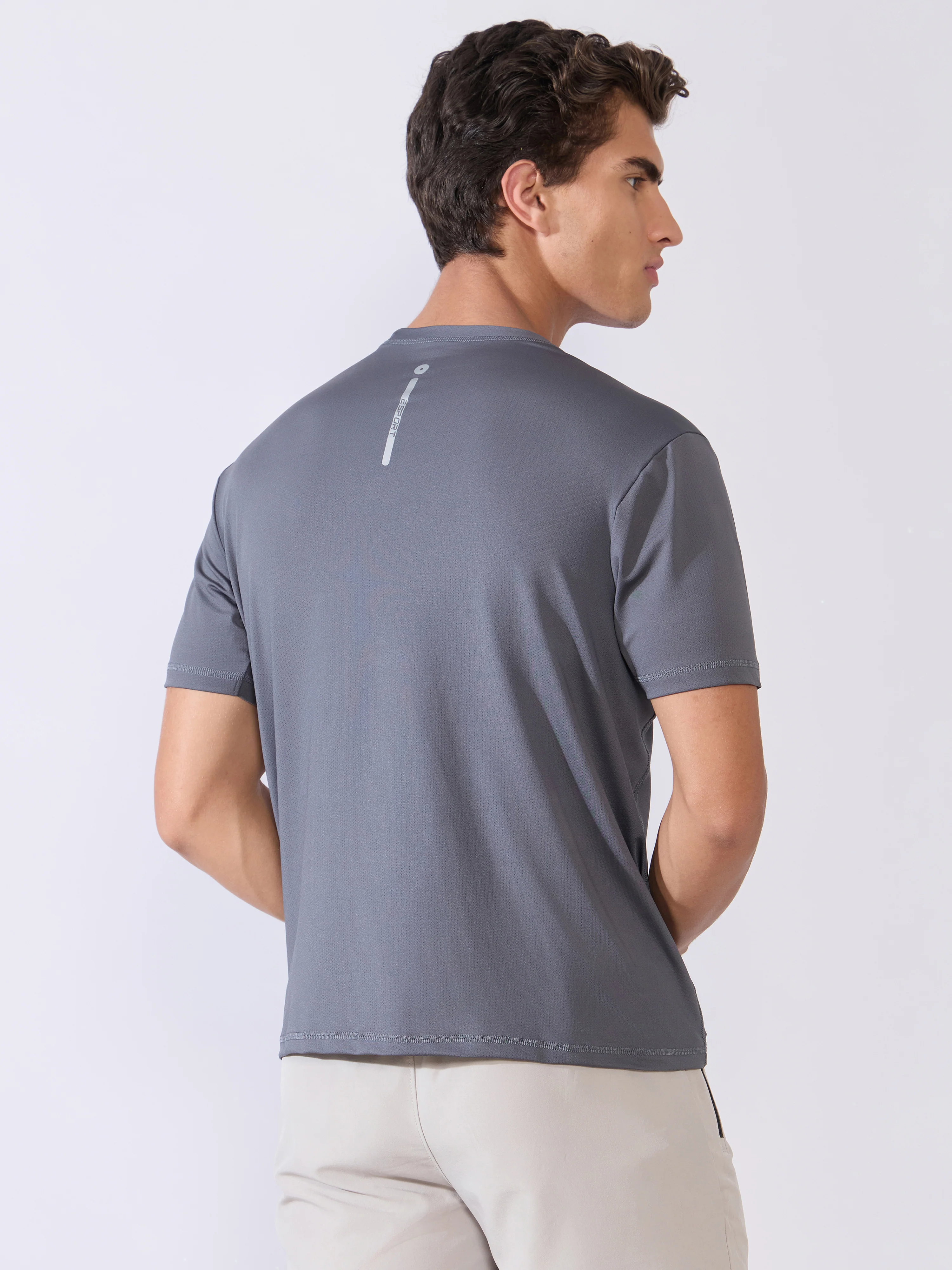 Ash - Sport Fit T-Shirt - Grey - Image 6