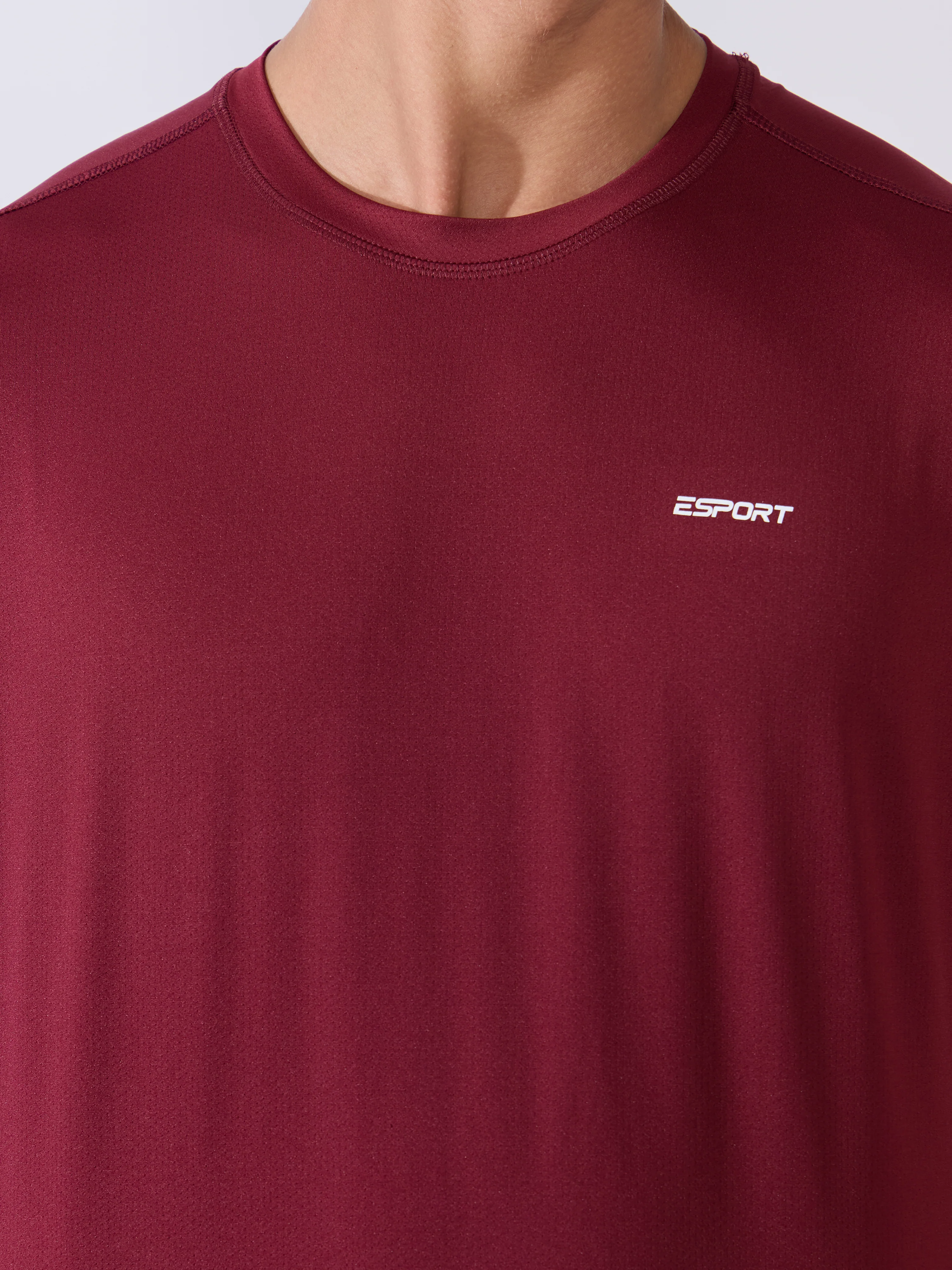 Ash - Sport Fit T-Shirt - Maroon - Image 3