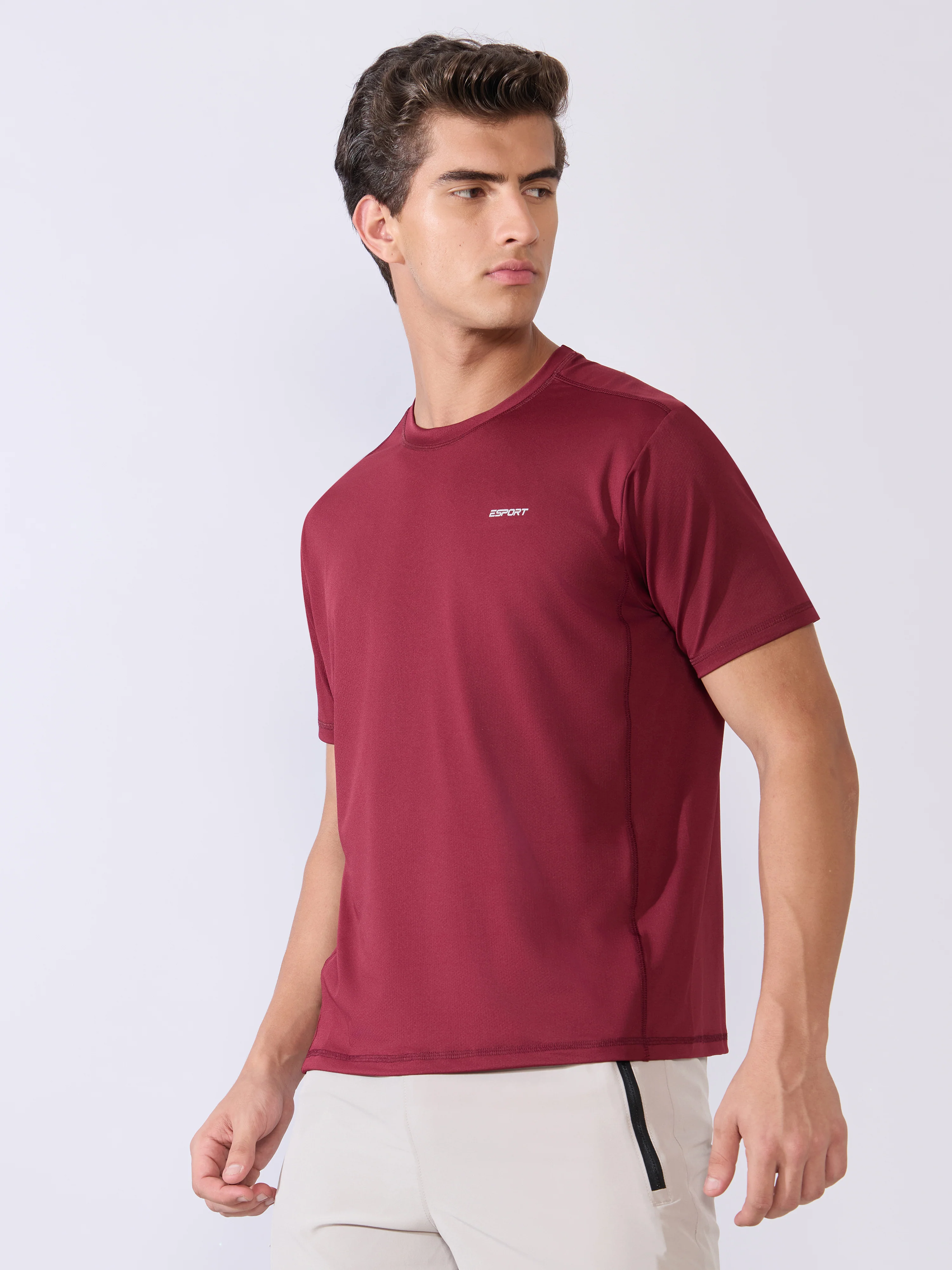 Ash - Sport Fit T-Shirt - Maroon - Image 4