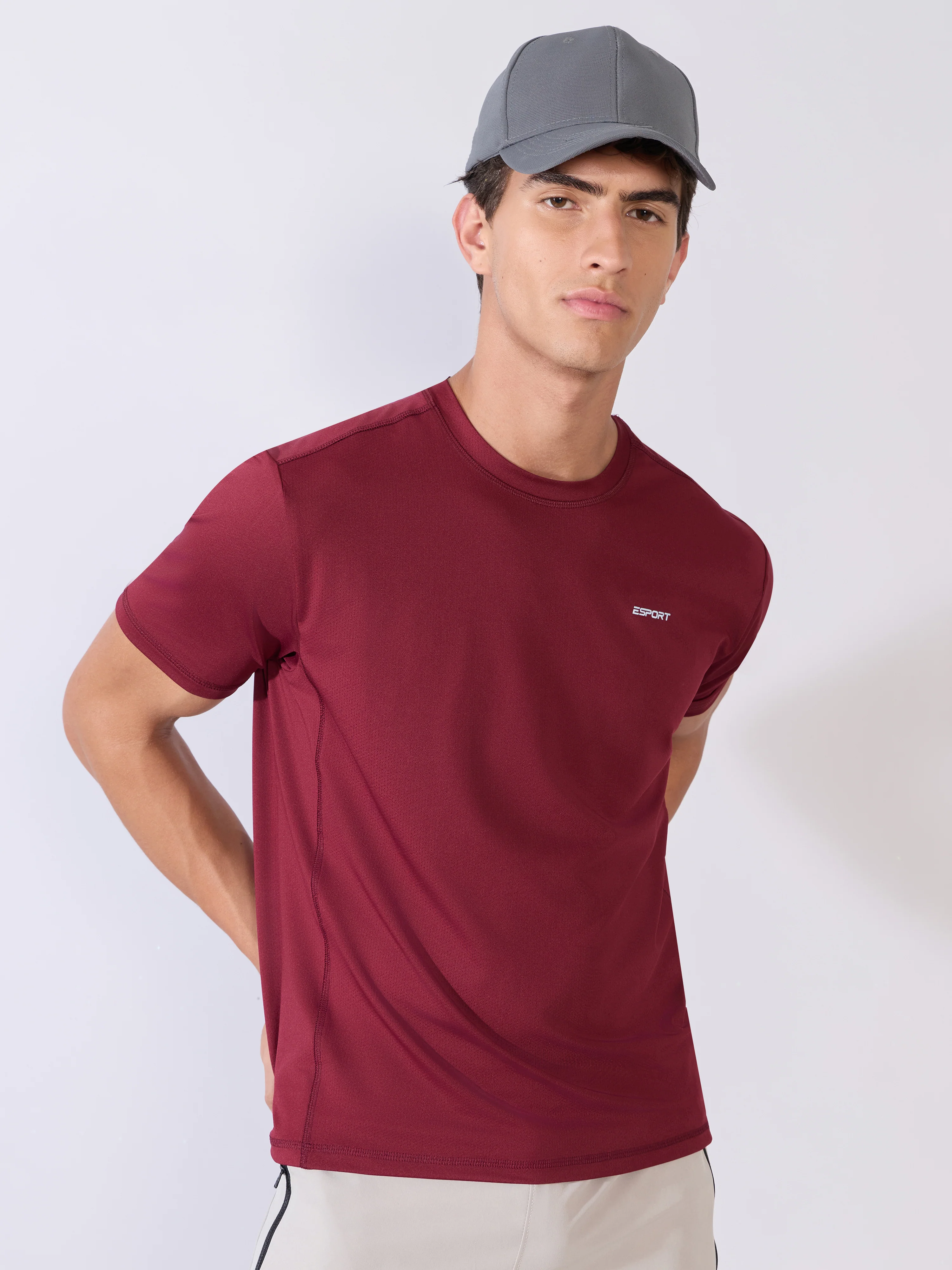 Ash - Sport Fit T-Shirt - Maroon - Image 5