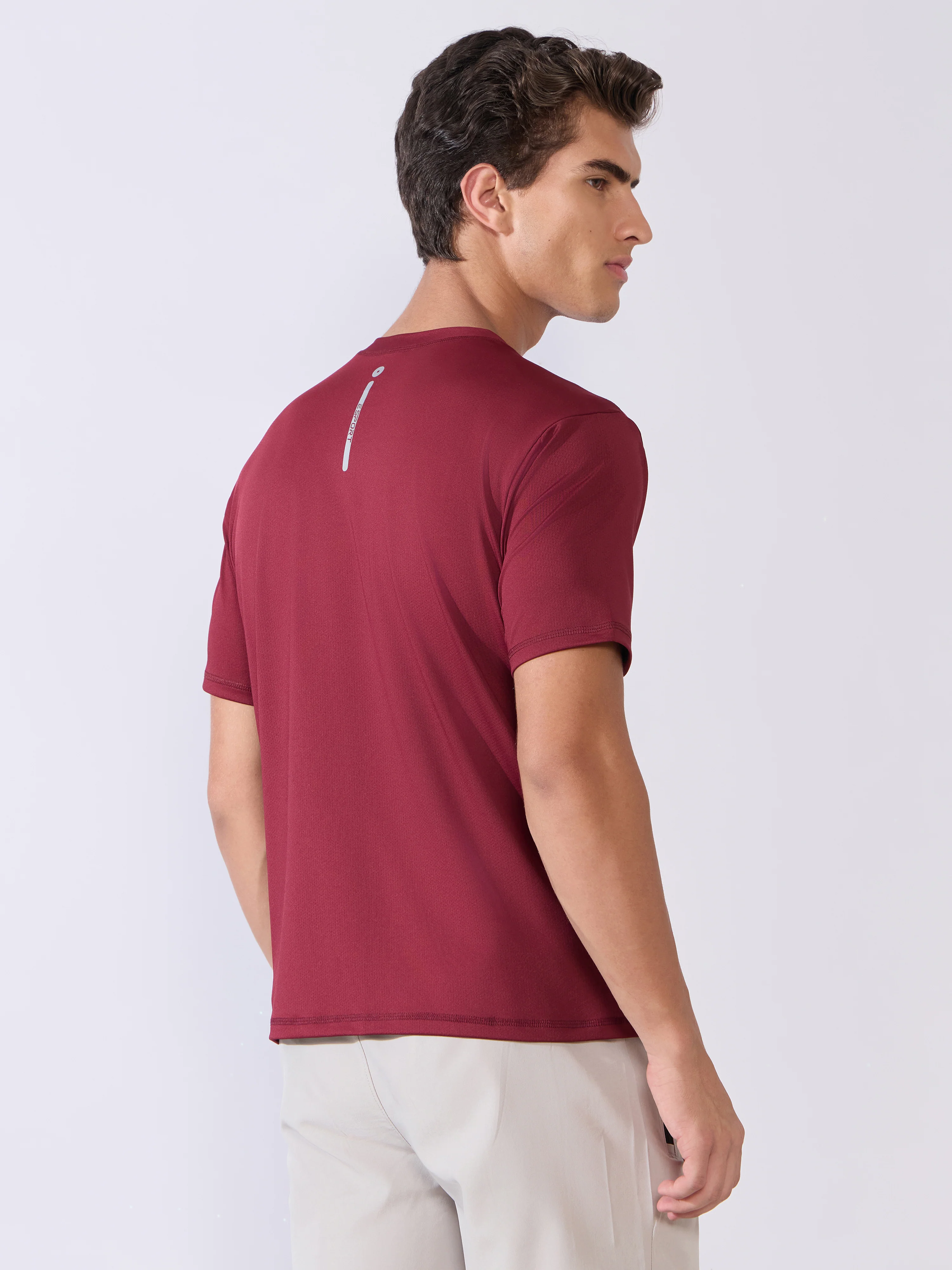 Ash - Sport Fit T-Shirt - Maroon - Image 6