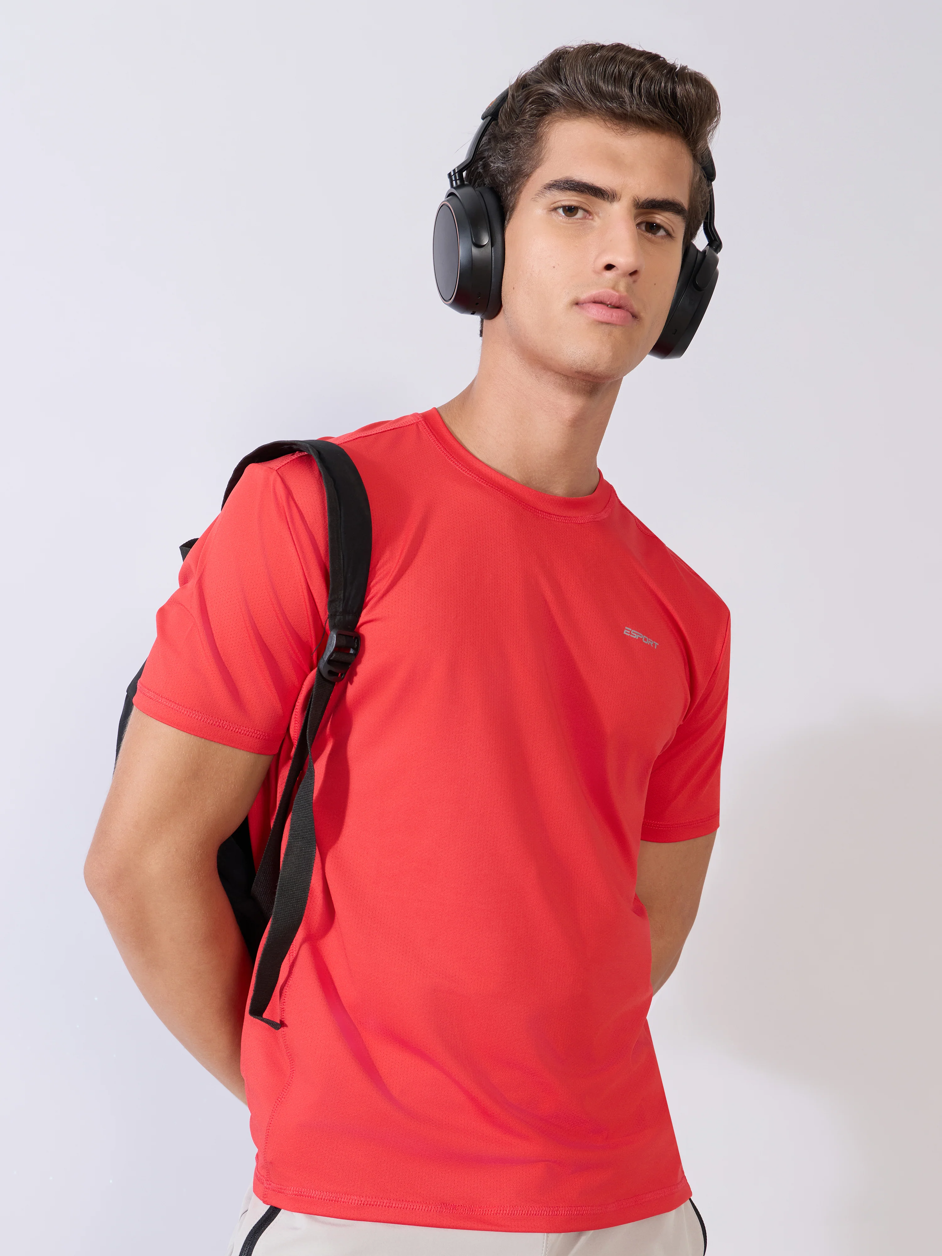 Ash - Sport Fit T-Shirt - Red - Image 4