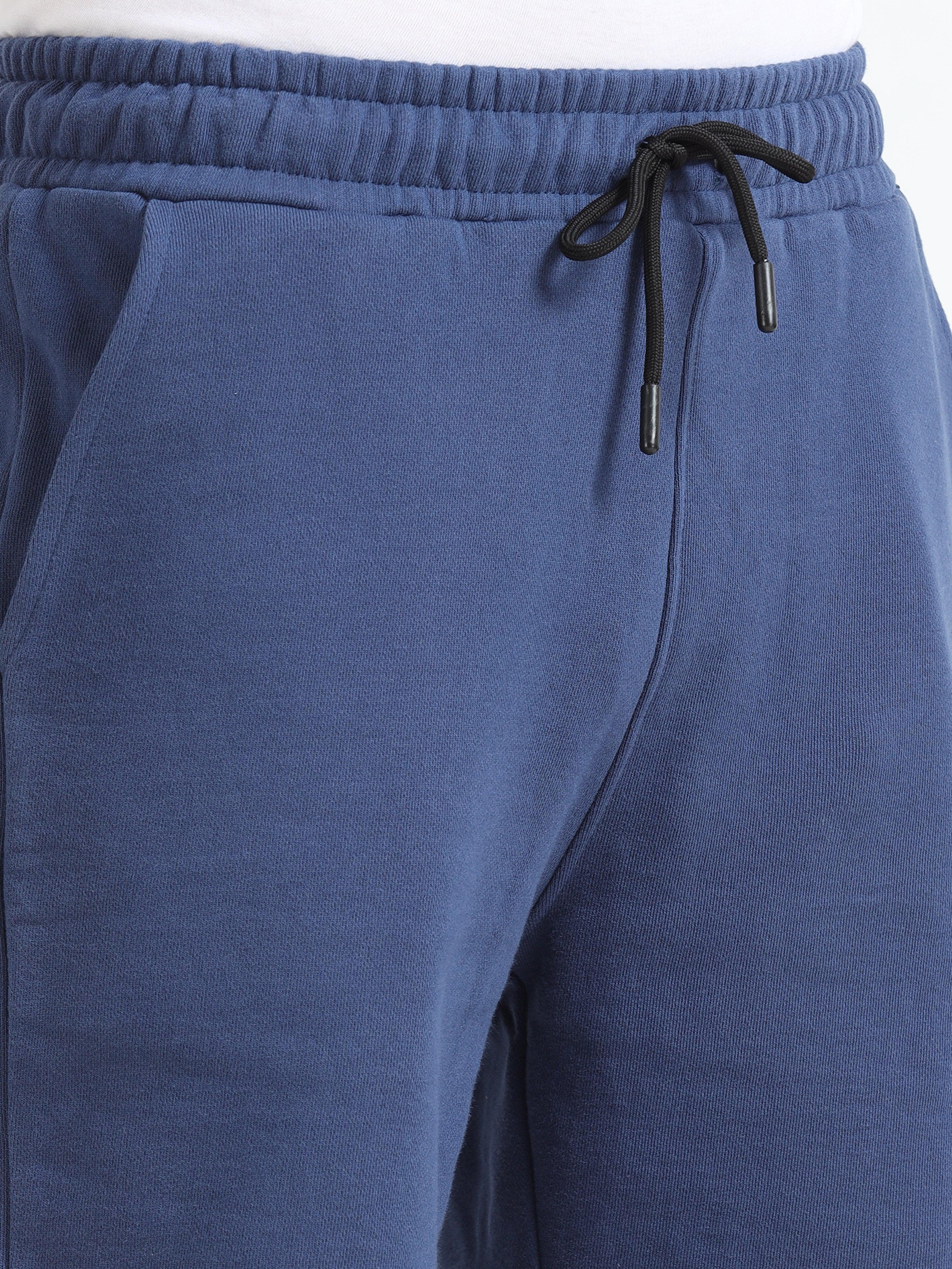 Asheran - Plain Cotton Shorts - Navy Blue - Image 2