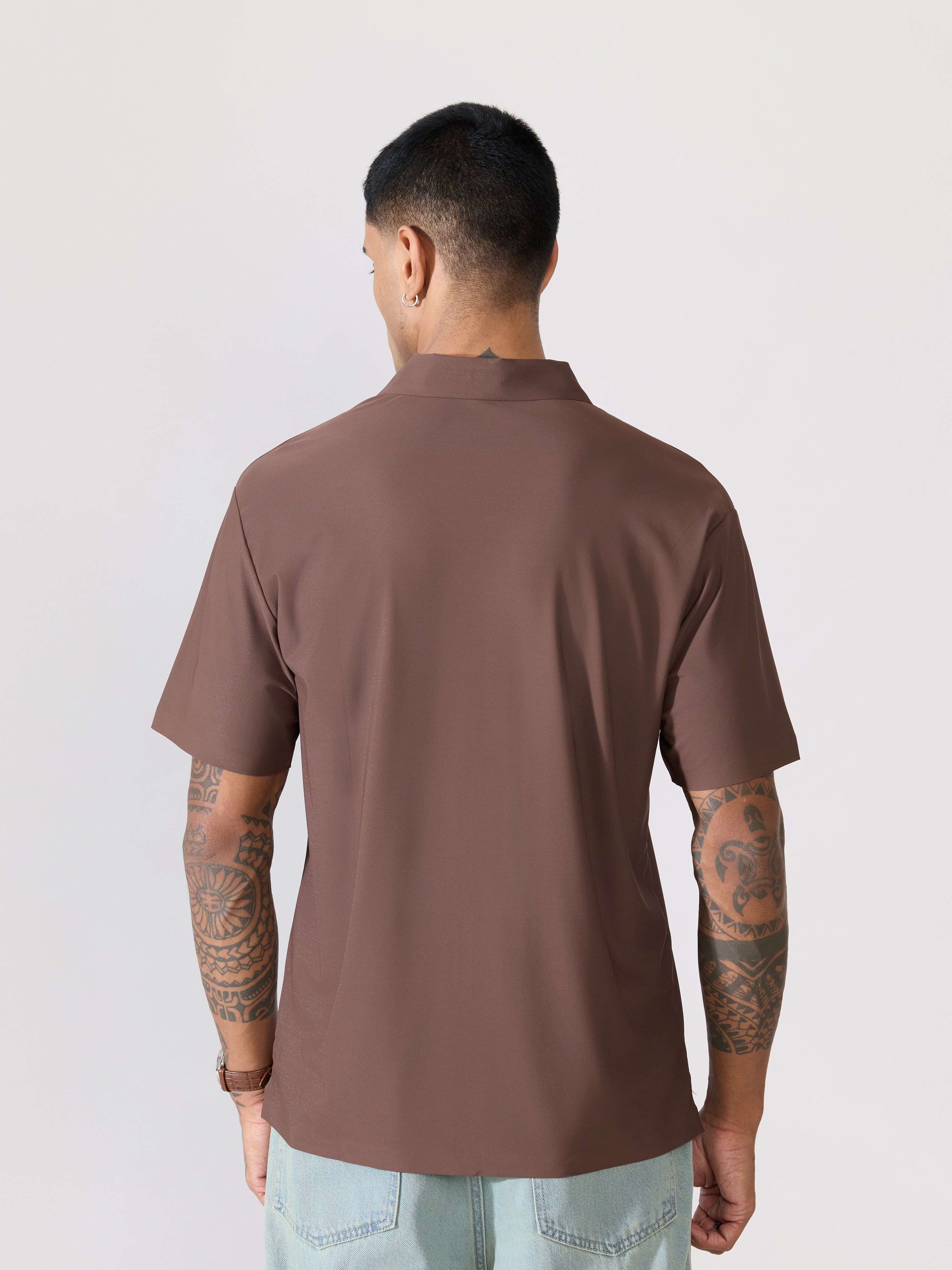 Balance - Regular Fit Polo T-Shirt - Coffee - Image 6