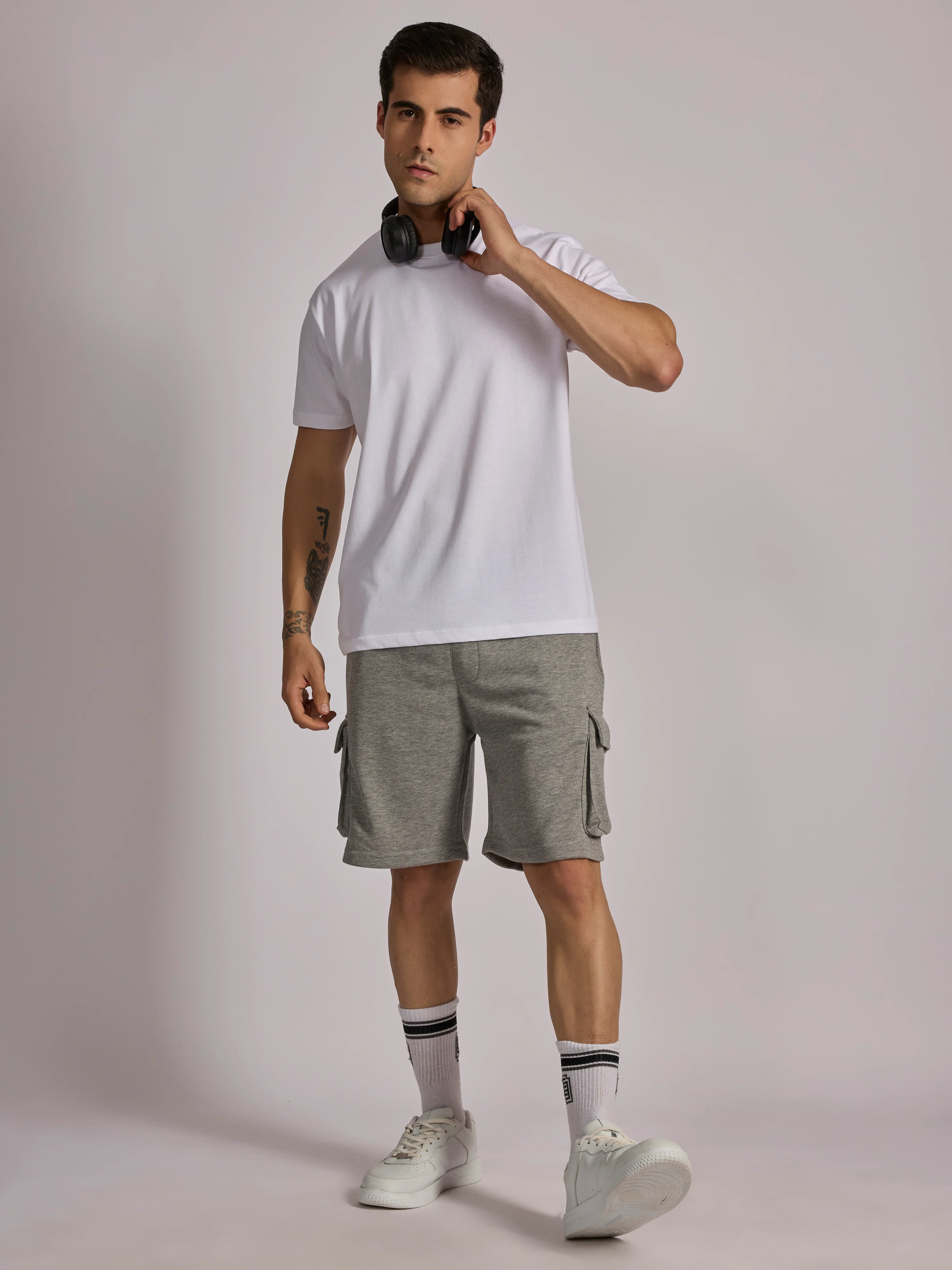 Bear - Cargo Shorts - Grey - Image 2