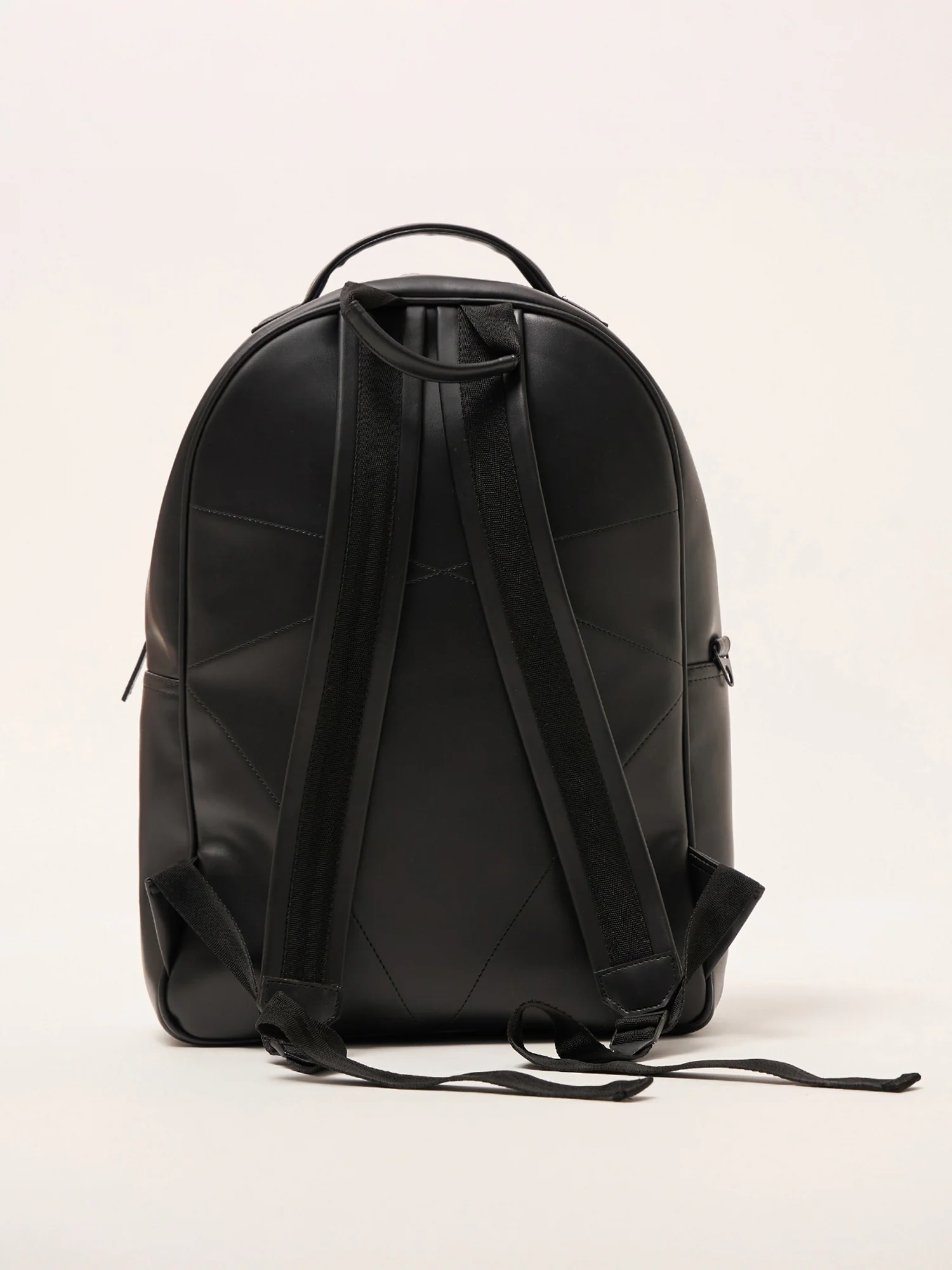Blair - Black Monogram Leather Backpack - Image 5