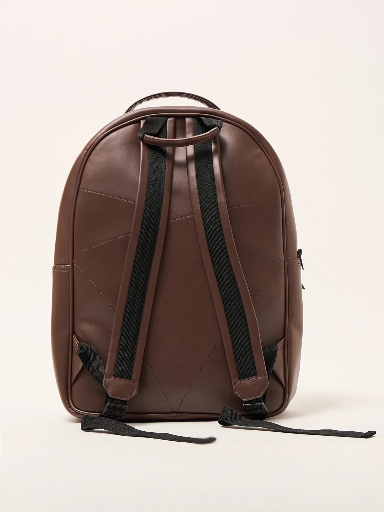 Blair - Brown Monogram Leather Backpack - Image 3