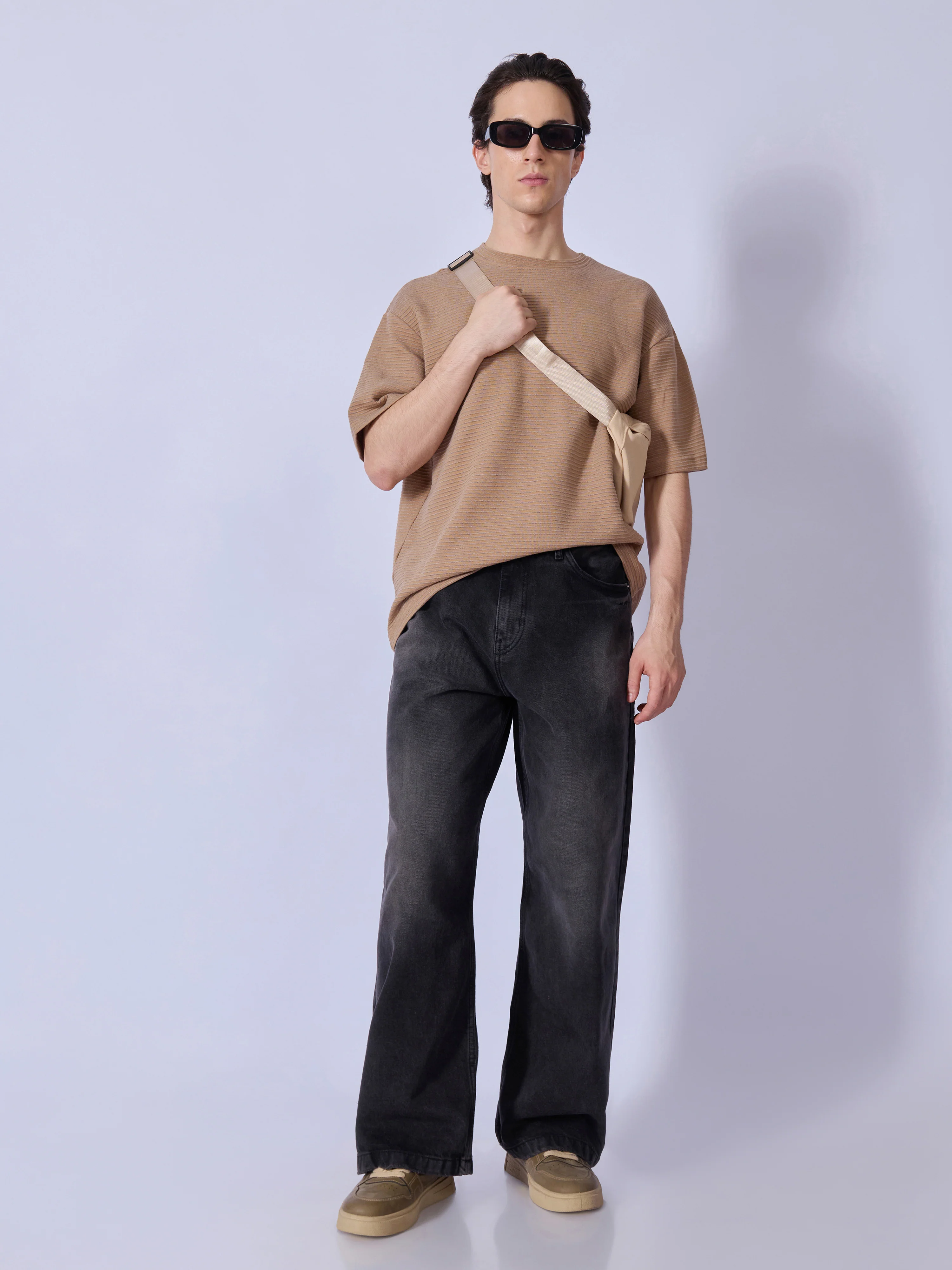Clay - Wide Fit Jeans - Black Shade - Image 2