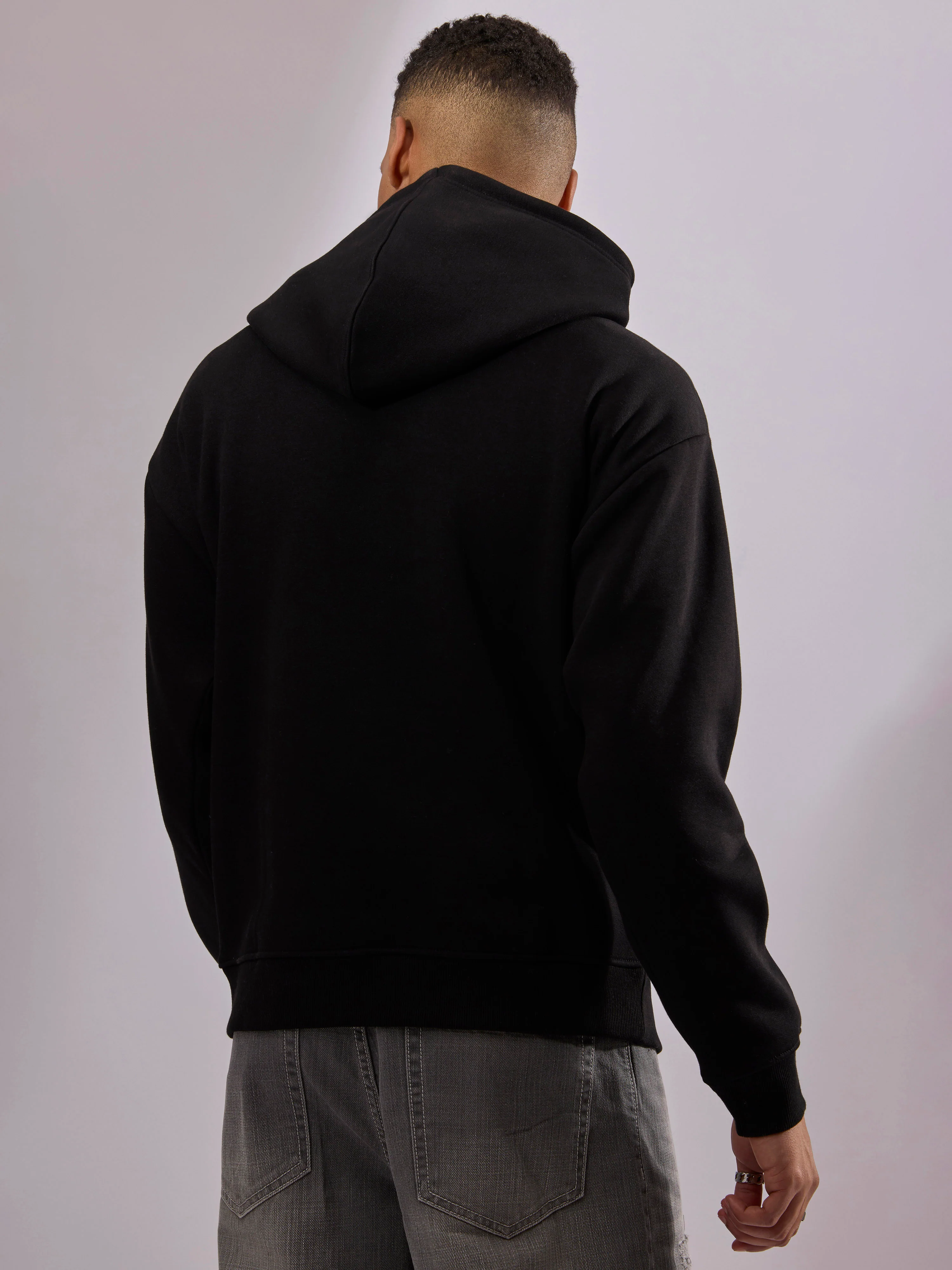 Drift - Printed Hoodie - Black - Image 7