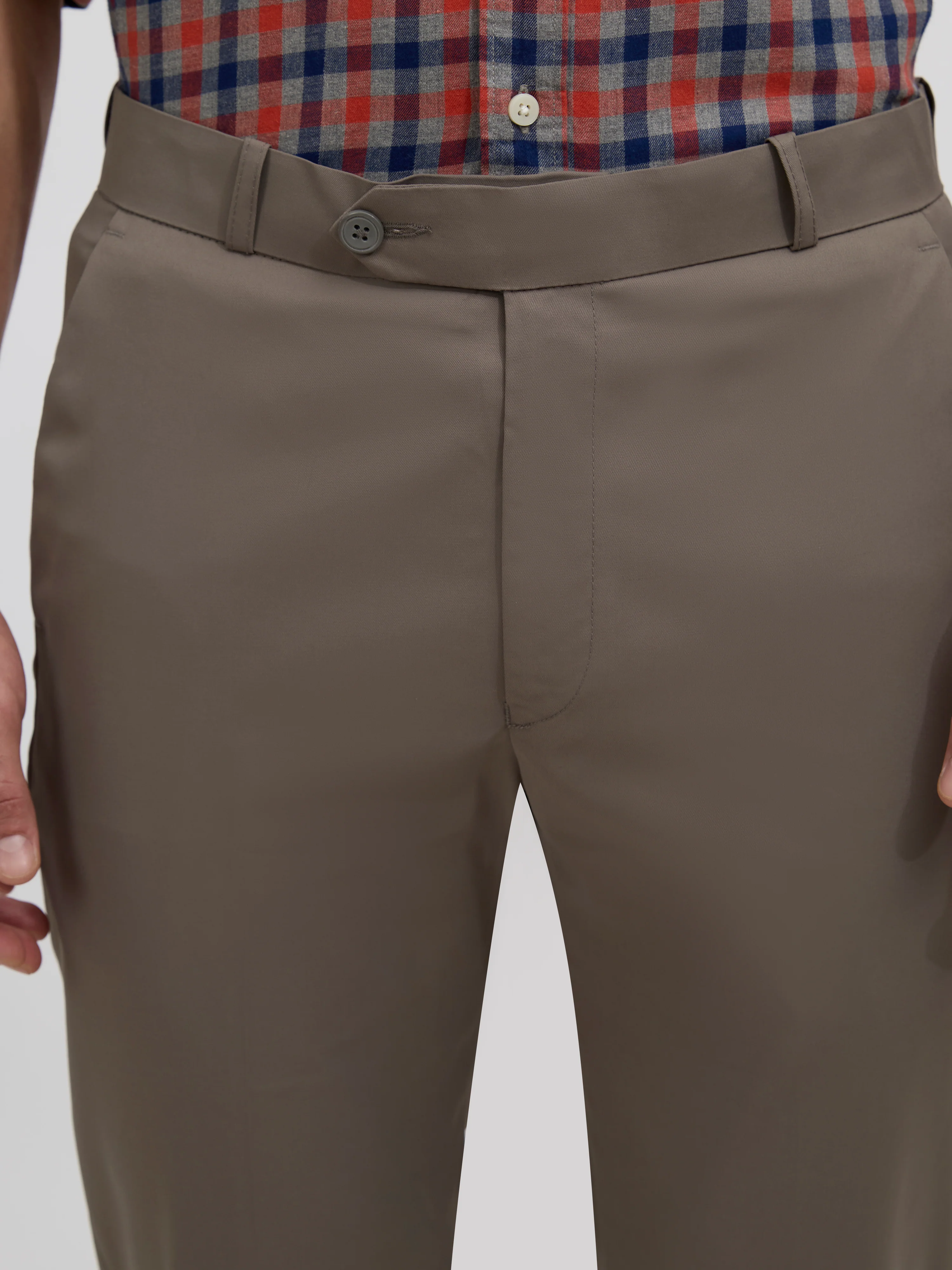 Falcon - Skinny fit Formal Pant - Cement Grey - Image 5