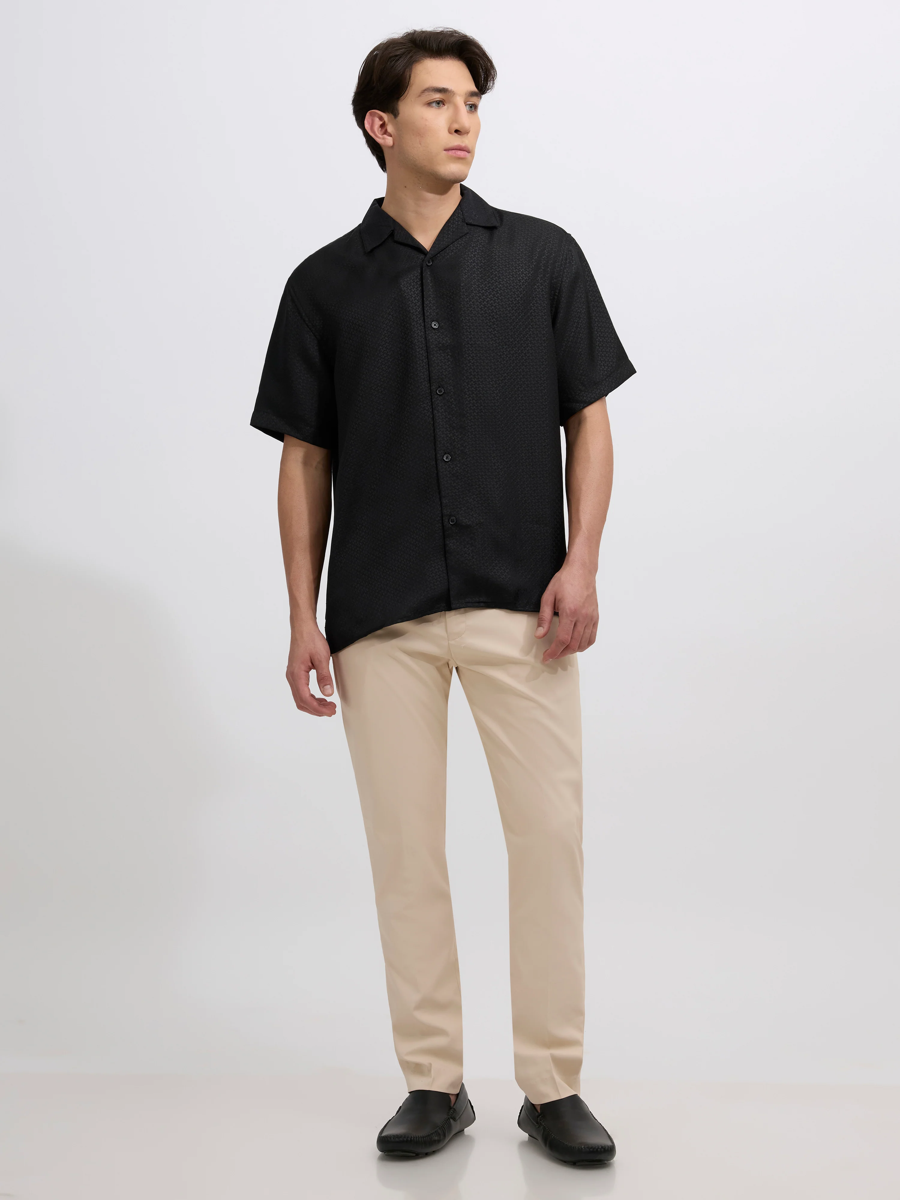 Falcon - Skinny fit Formal Pant - Sand Beige - Image 3