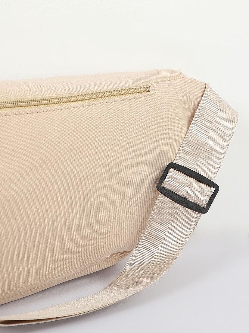 Large Fanny Bag Beige - Image 4
