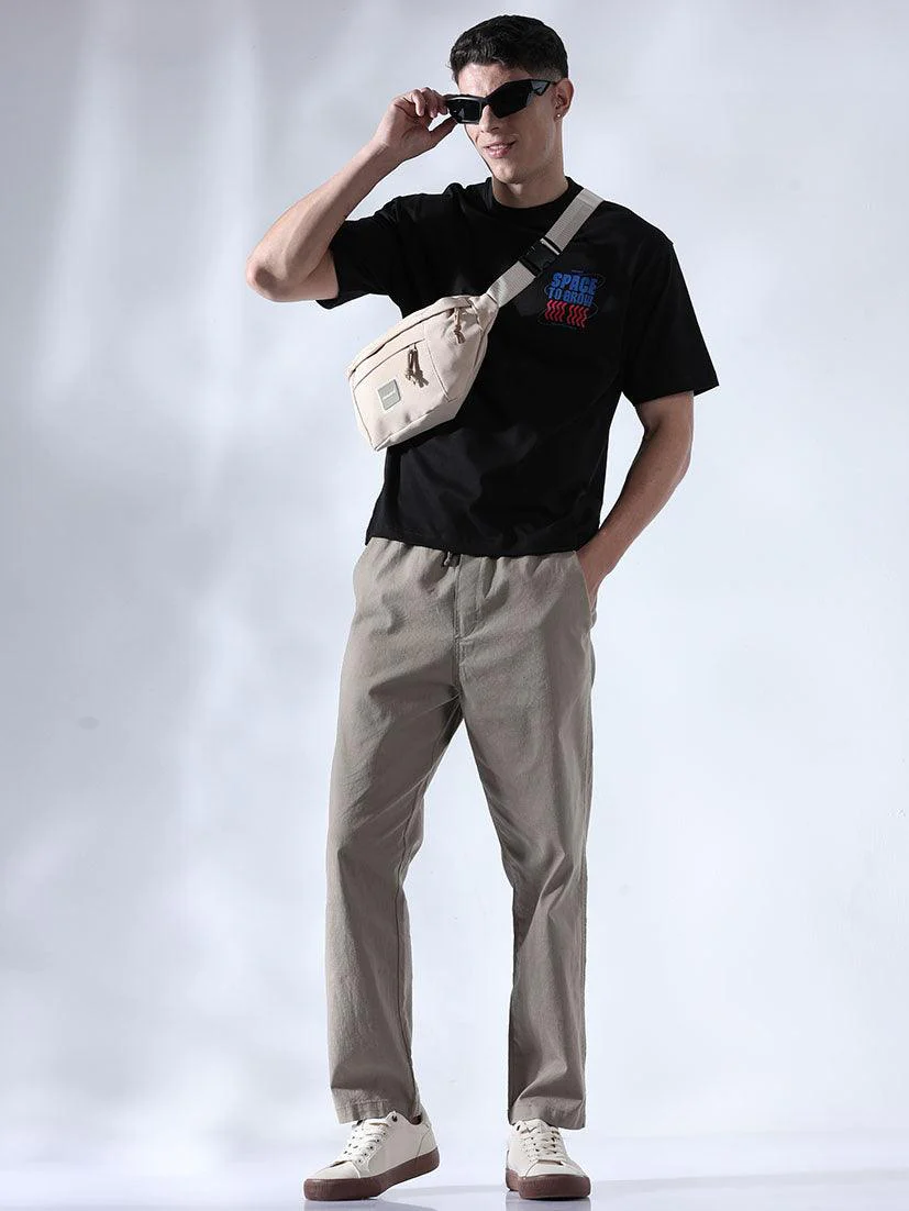 Large Fanny Bag Beige - Image 8