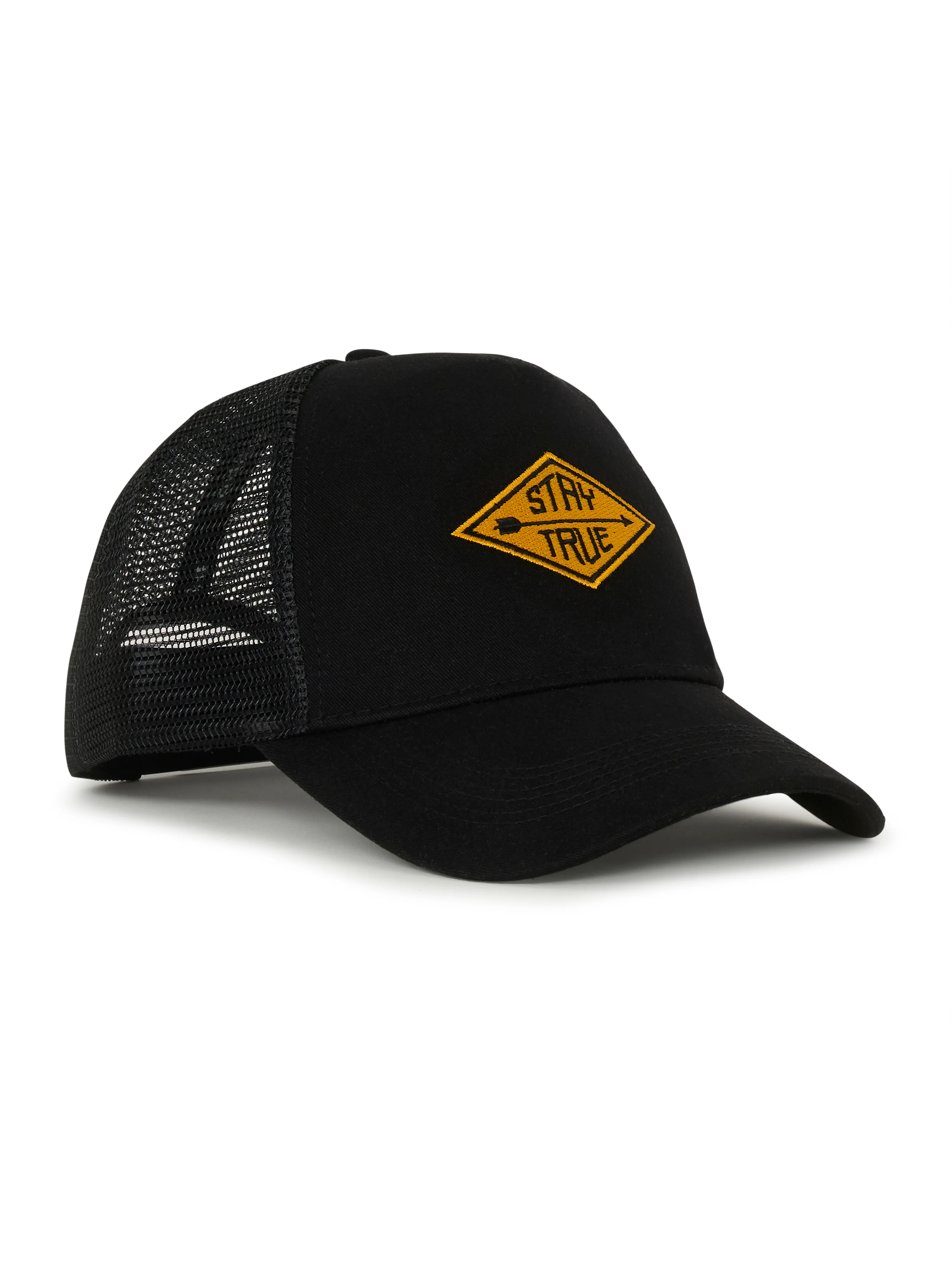 Galenos - Stay True Printed Baseball Cap - Black