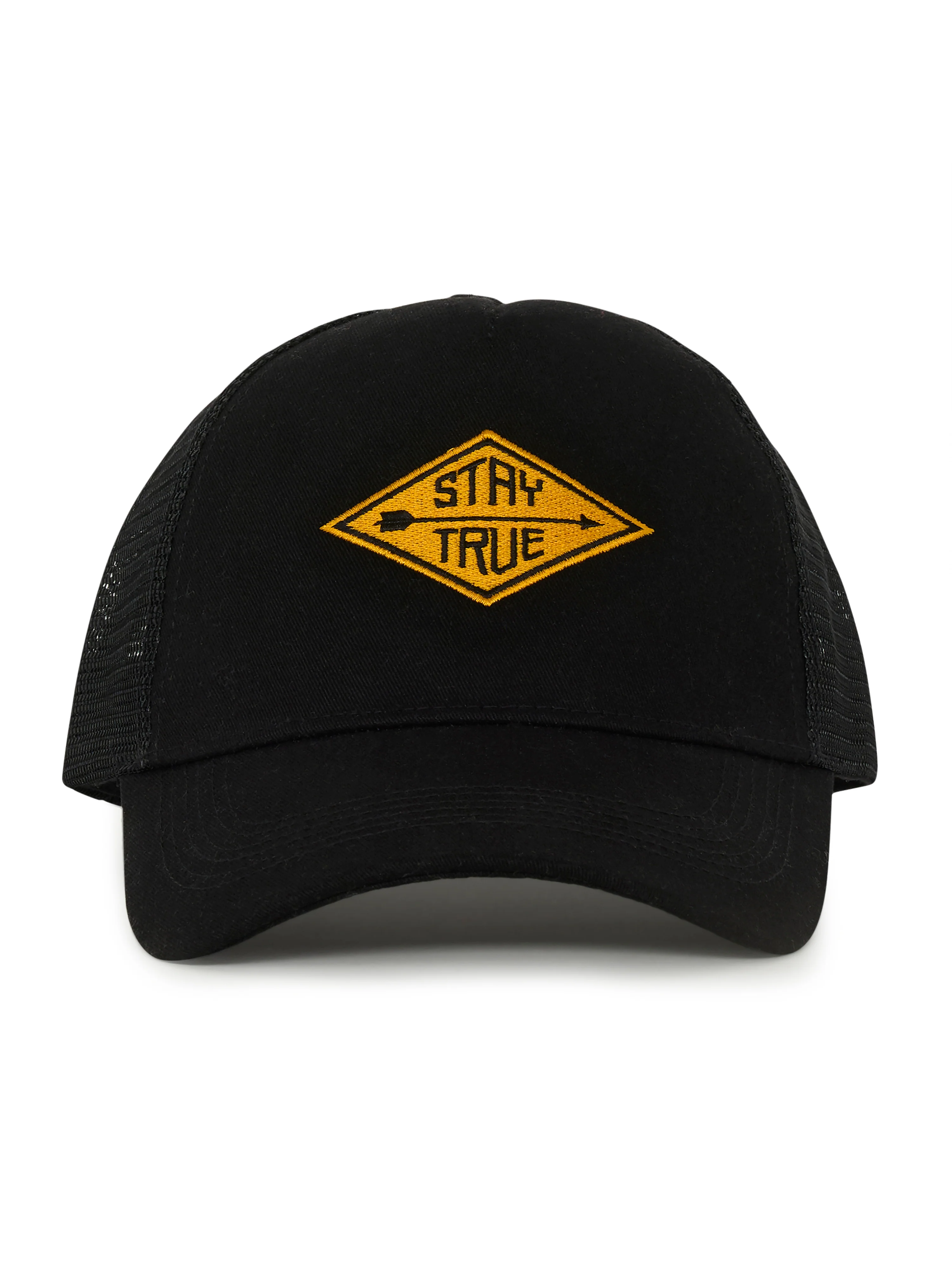 Galenos - Stay True Printed Baseball Cap - Black - Image 3