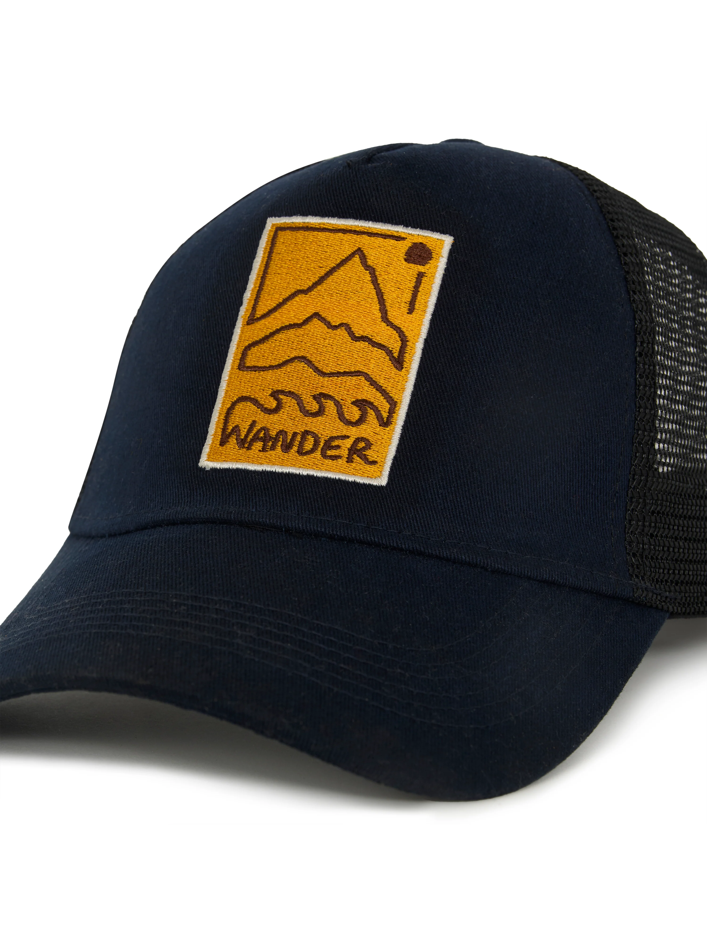 Galenos - Wander Printed Baseball Cap - Navy - Image 4