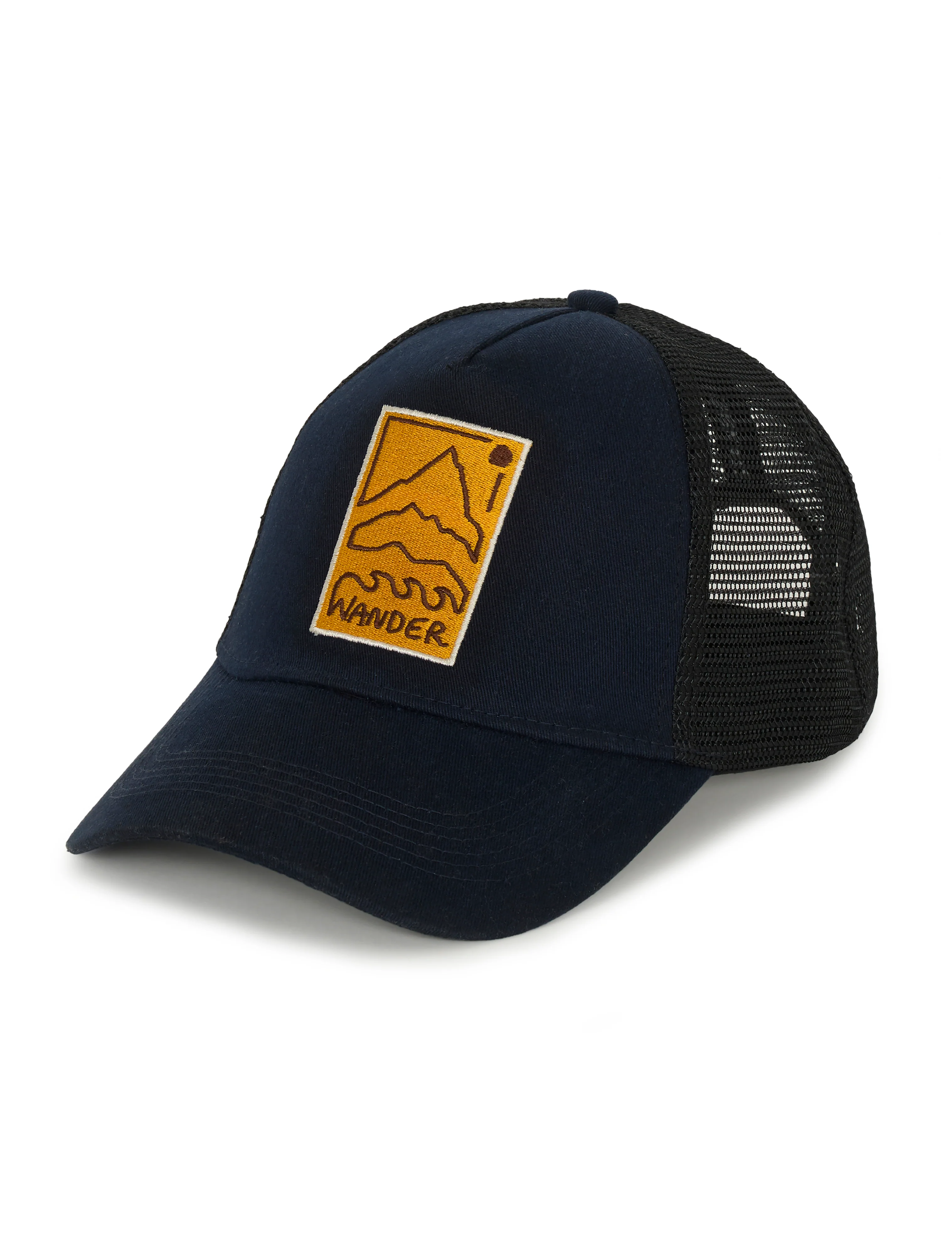 Galenos - Wander Printed Baseball Cap - Navy - Image 5