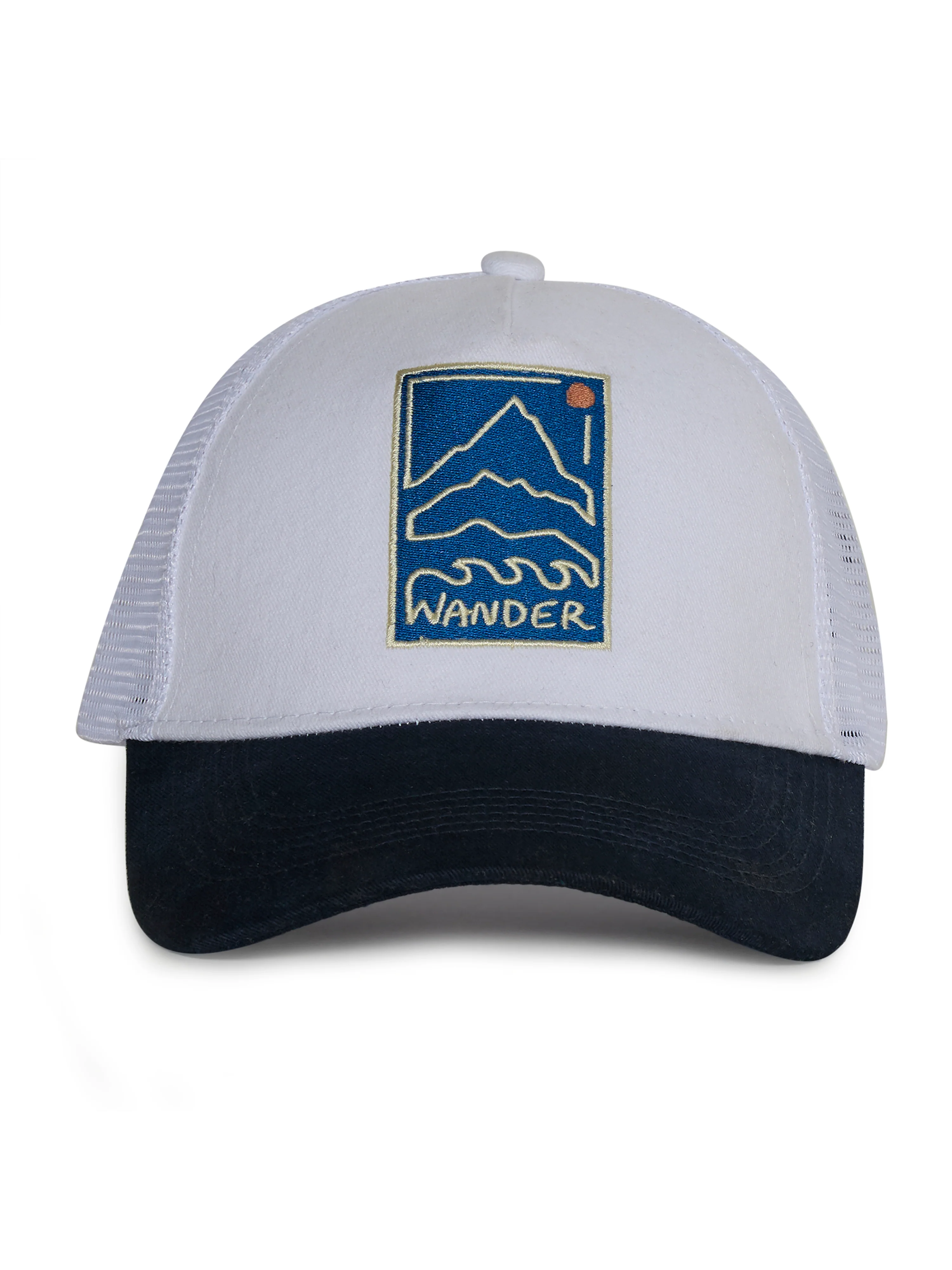 Galenos - Wander Printed Baseball Cap - White - Image 2