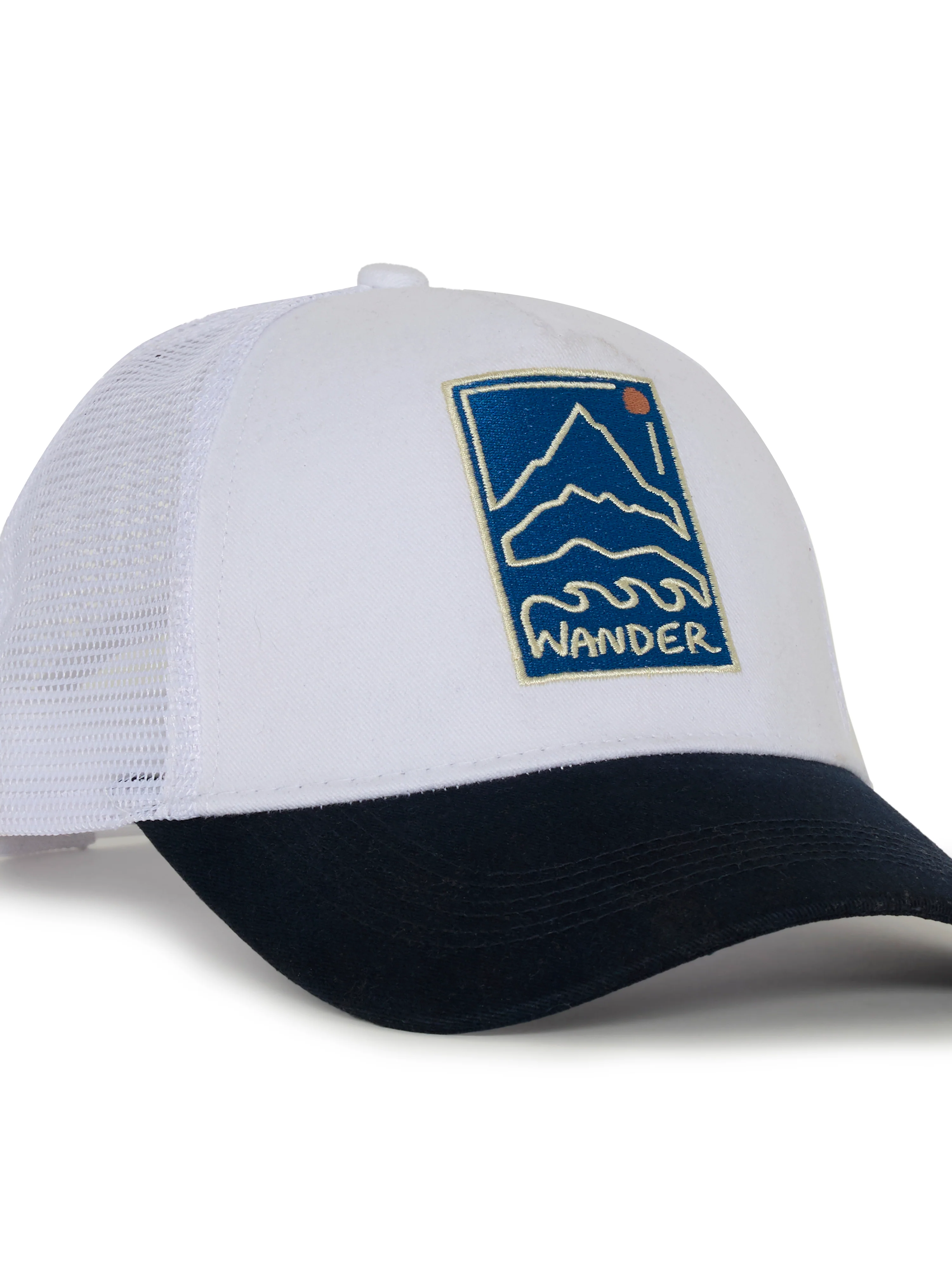 Galenos - Wander Printed Baseball Cap - White - Image 4