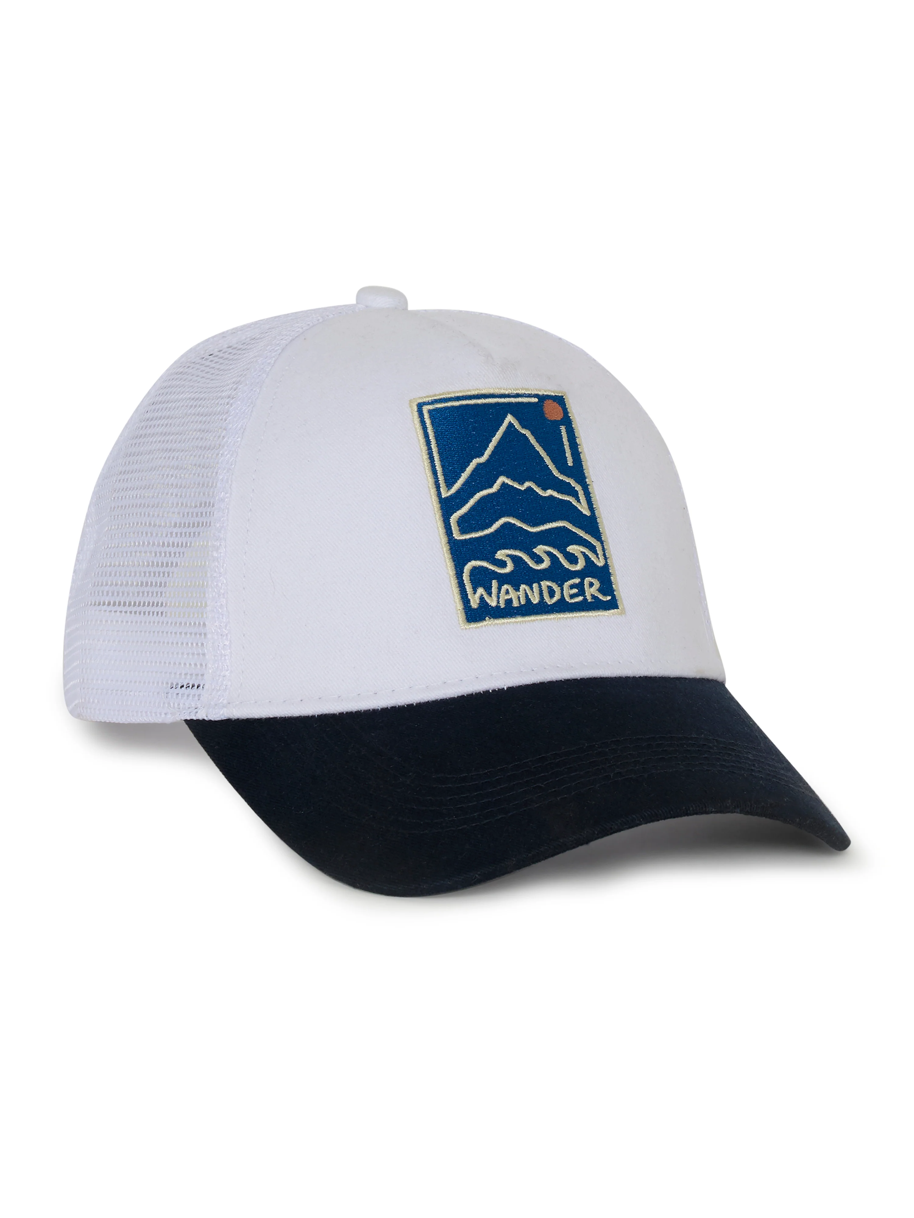 Galenos - Wander Printed Baseball Cap - White - Image 5