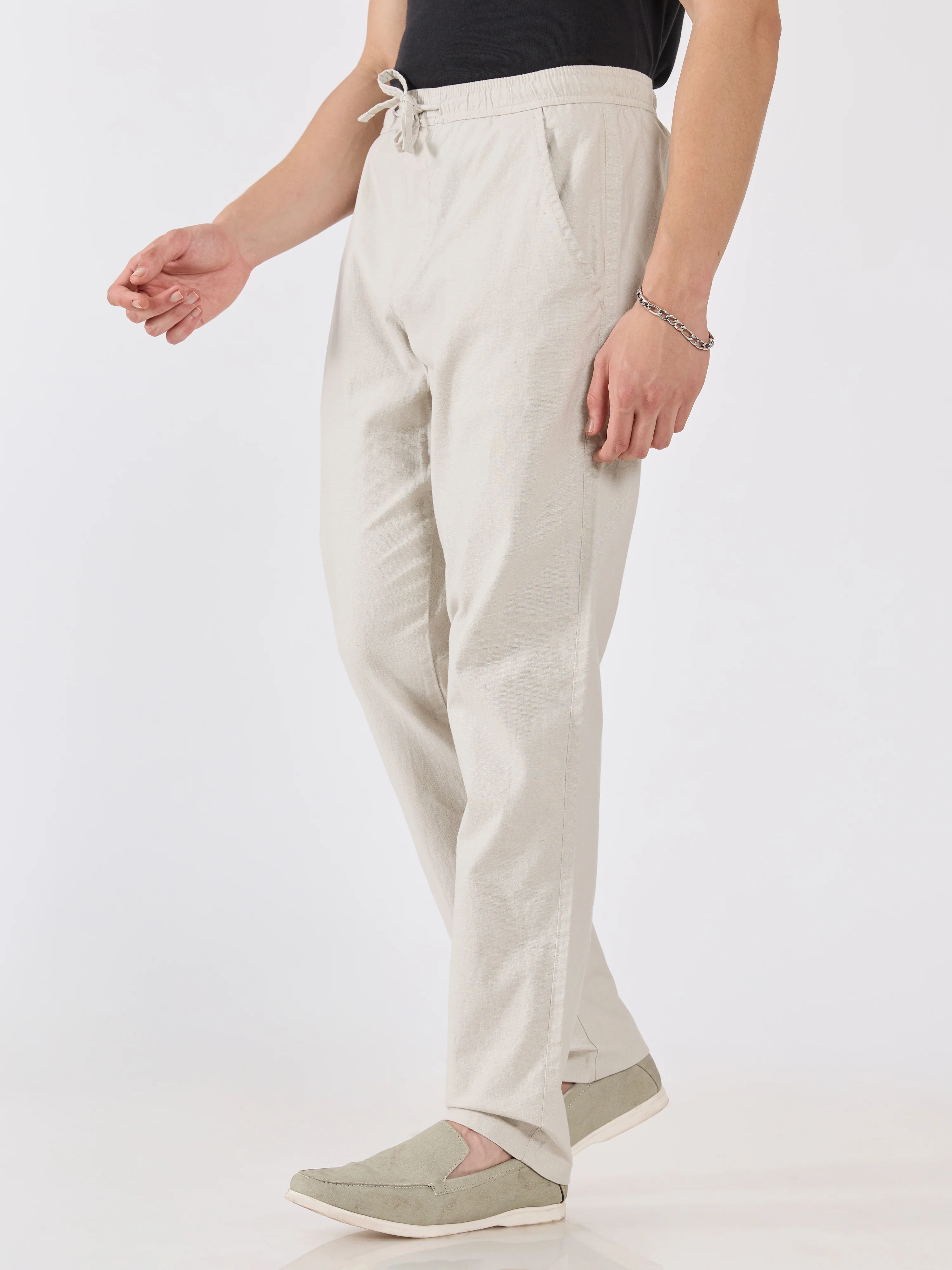 Grantham - Relaxed Fit Joggers - Light Grey