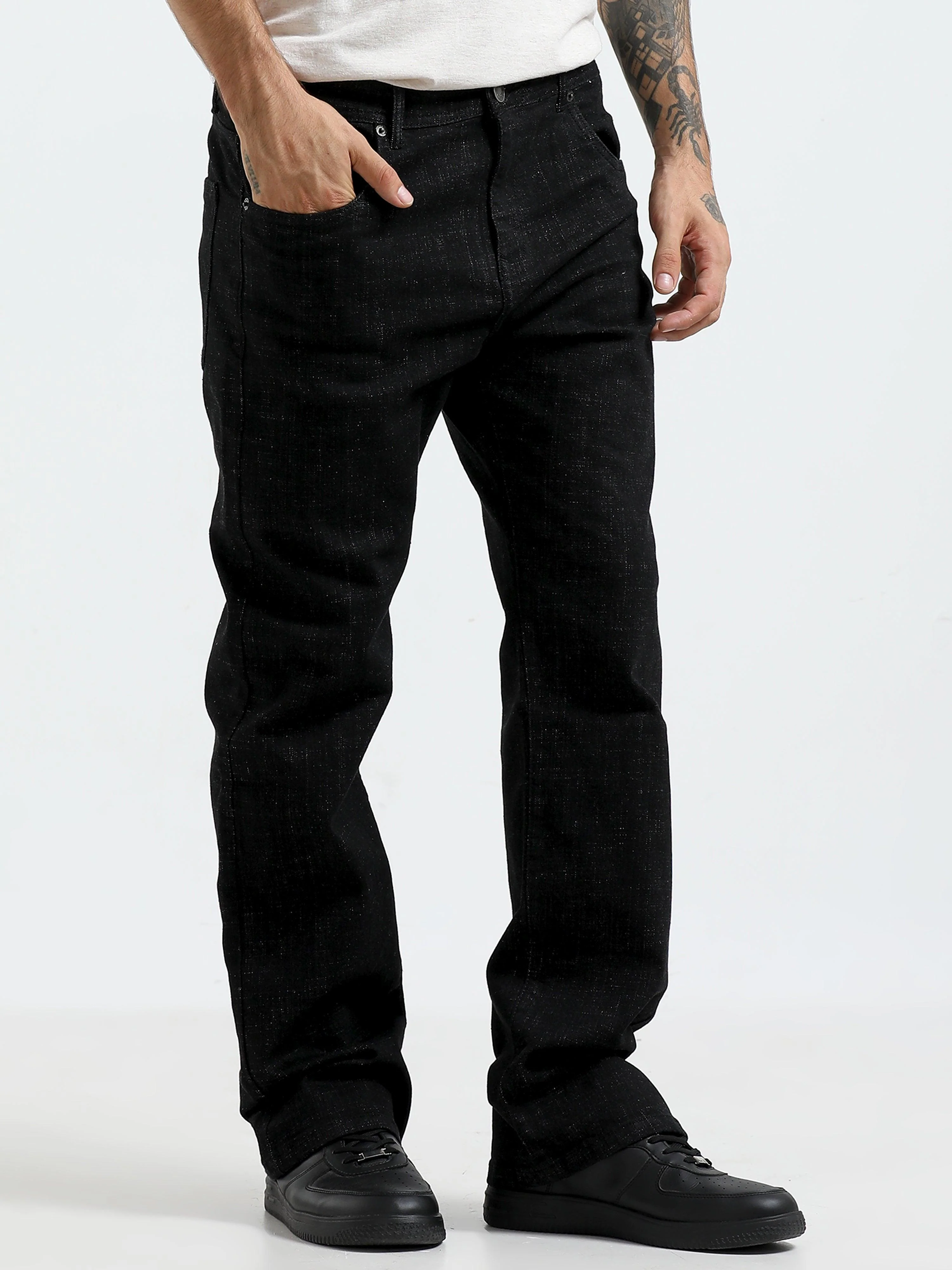 Jammy Boot Cut Jeans - Black Shade - Image 4