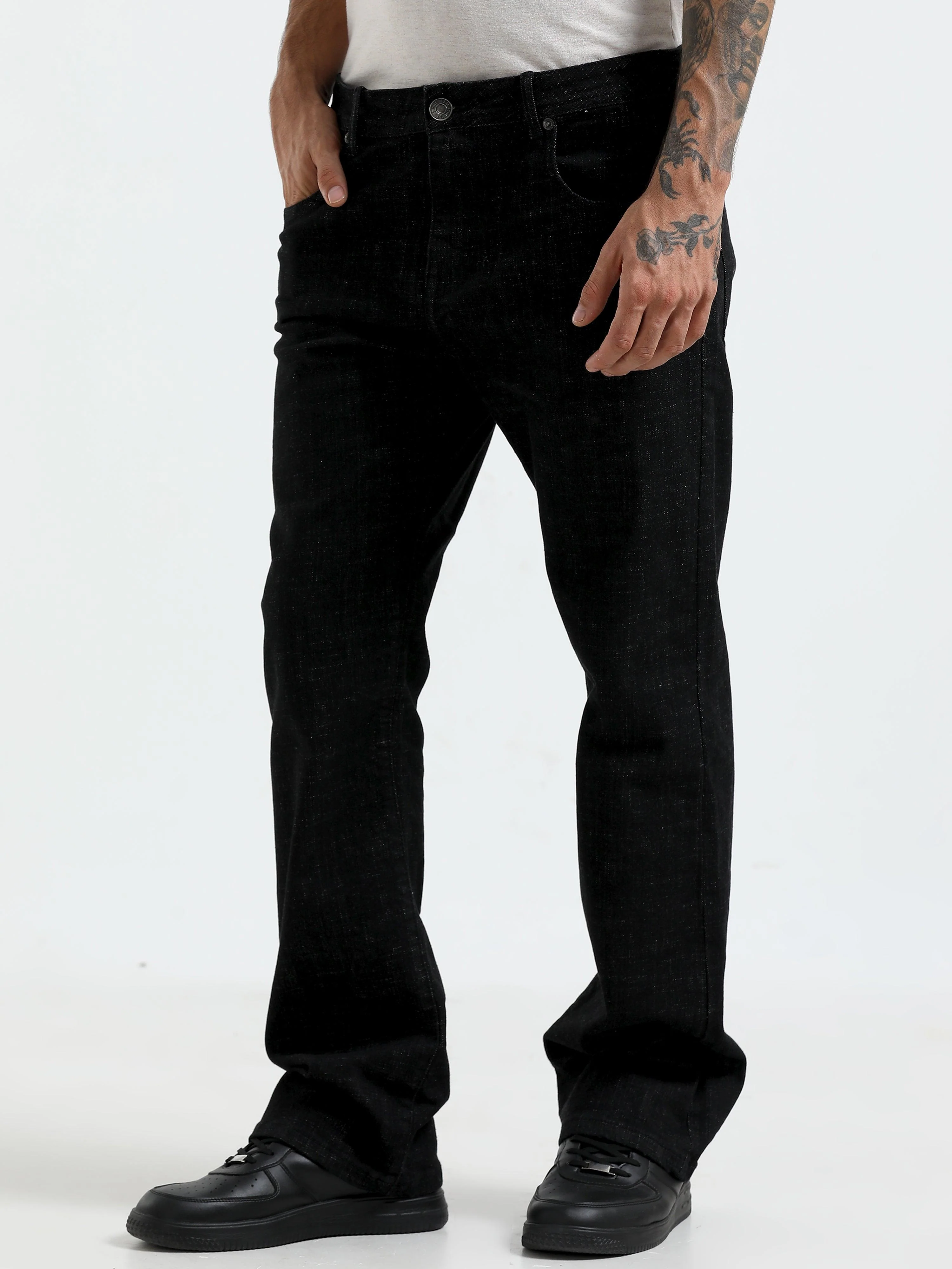 Jammy Boot Cut Jeans - Black Shade - Image 5