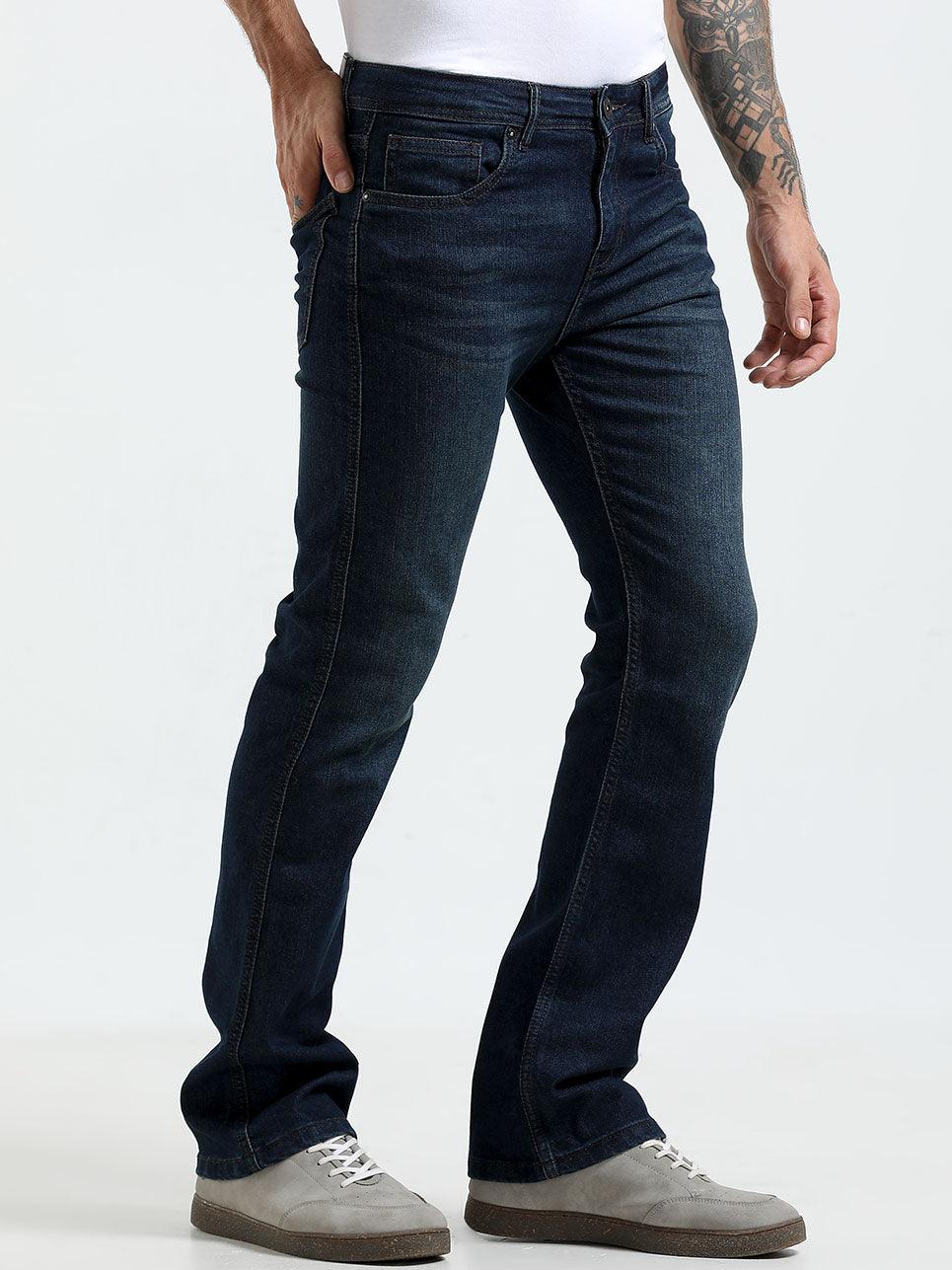 Jammy Boot Cut Jeans - Dark Blue - Image 5