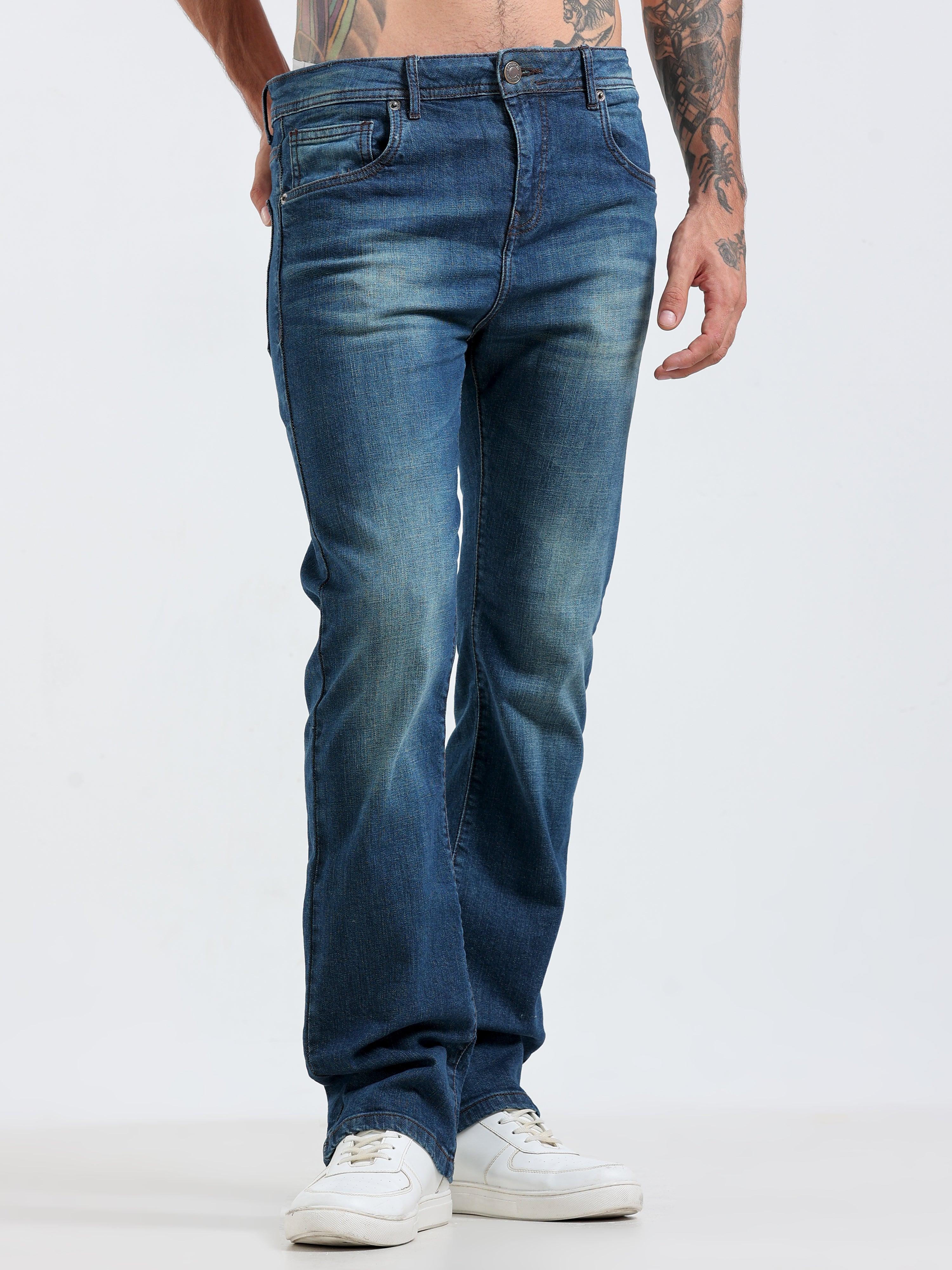 Jammy Boot Cut Jeans - Blue - Image 5