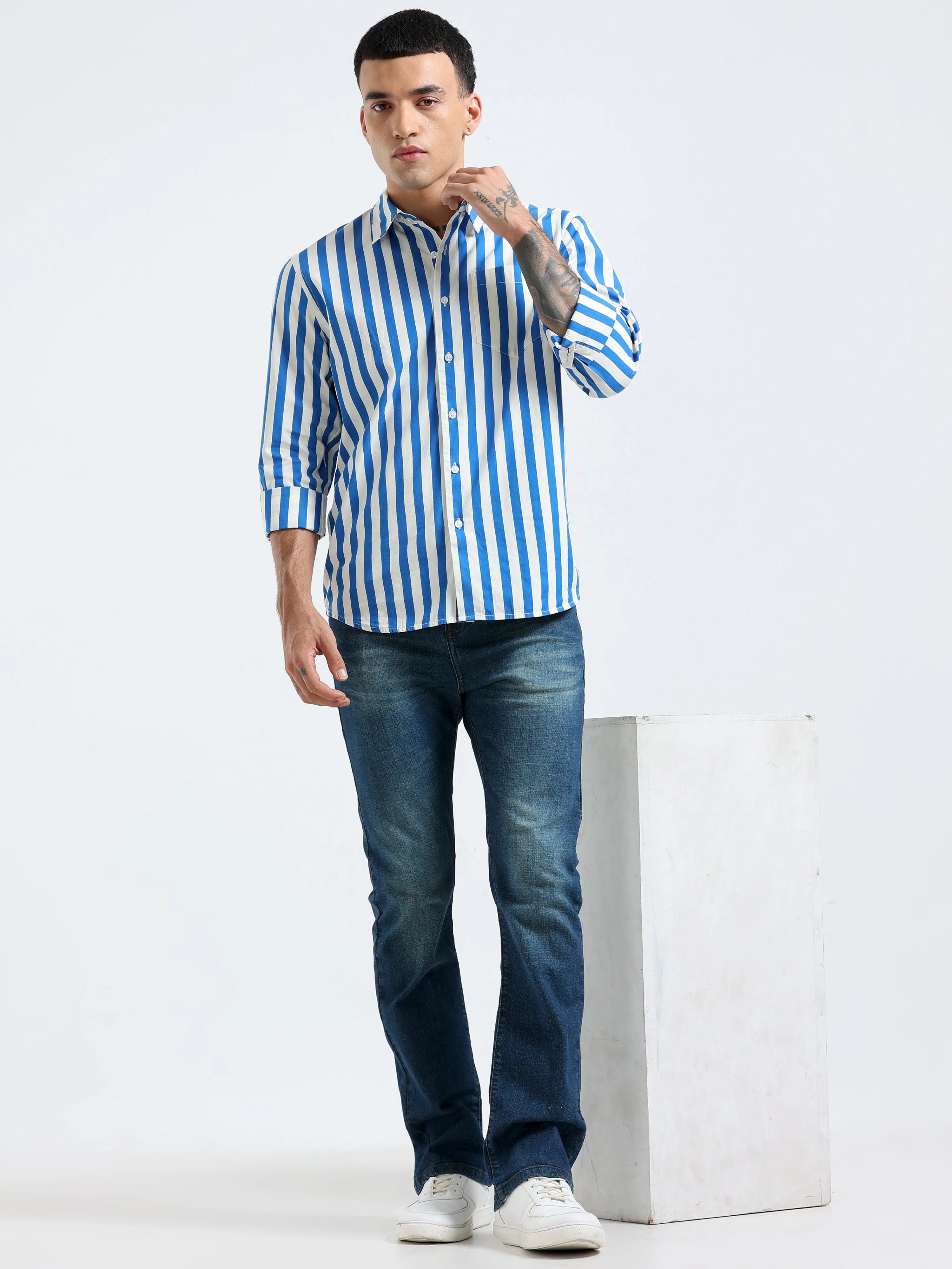 Jammy Boot Cut Jeans - Blue - Image 7