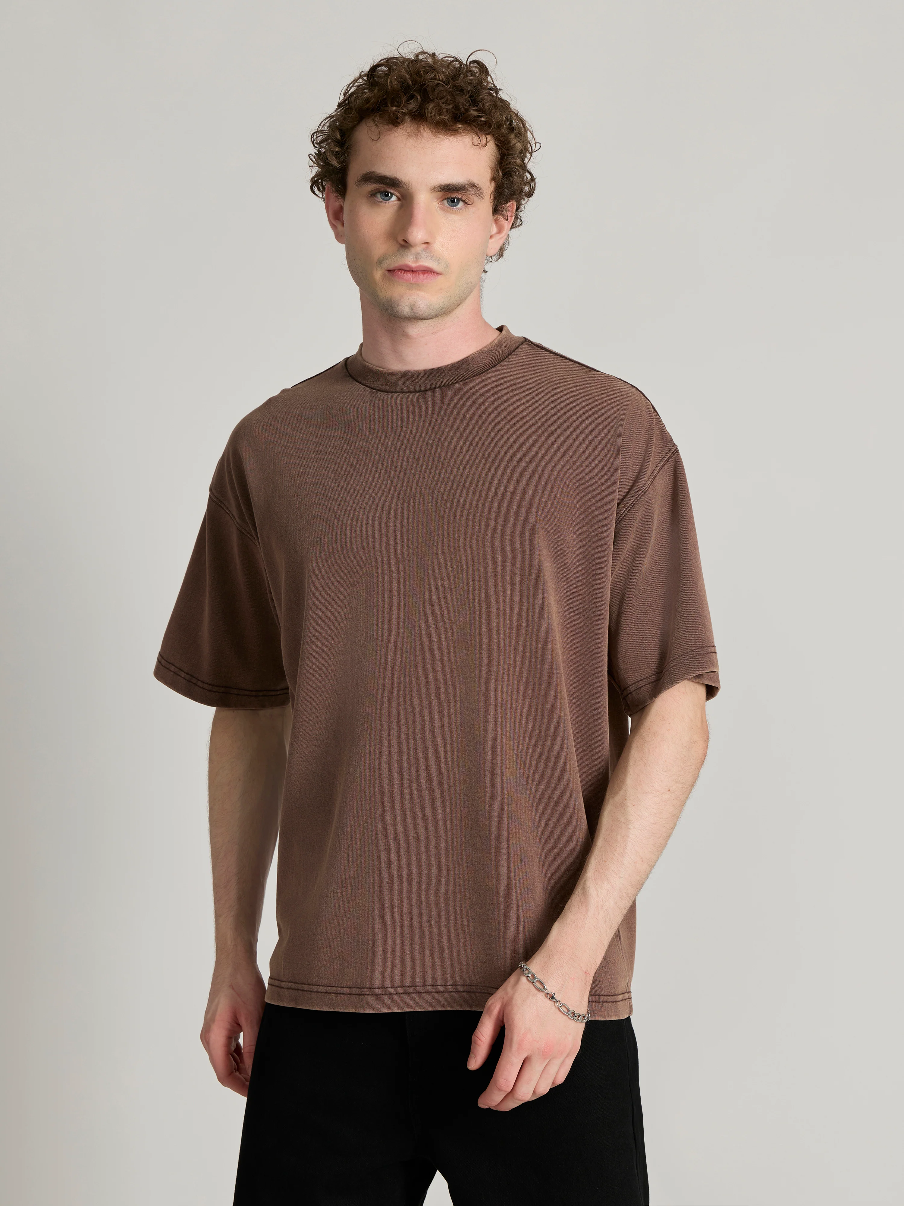 Kellington - Baggy T-Shirt - Brown