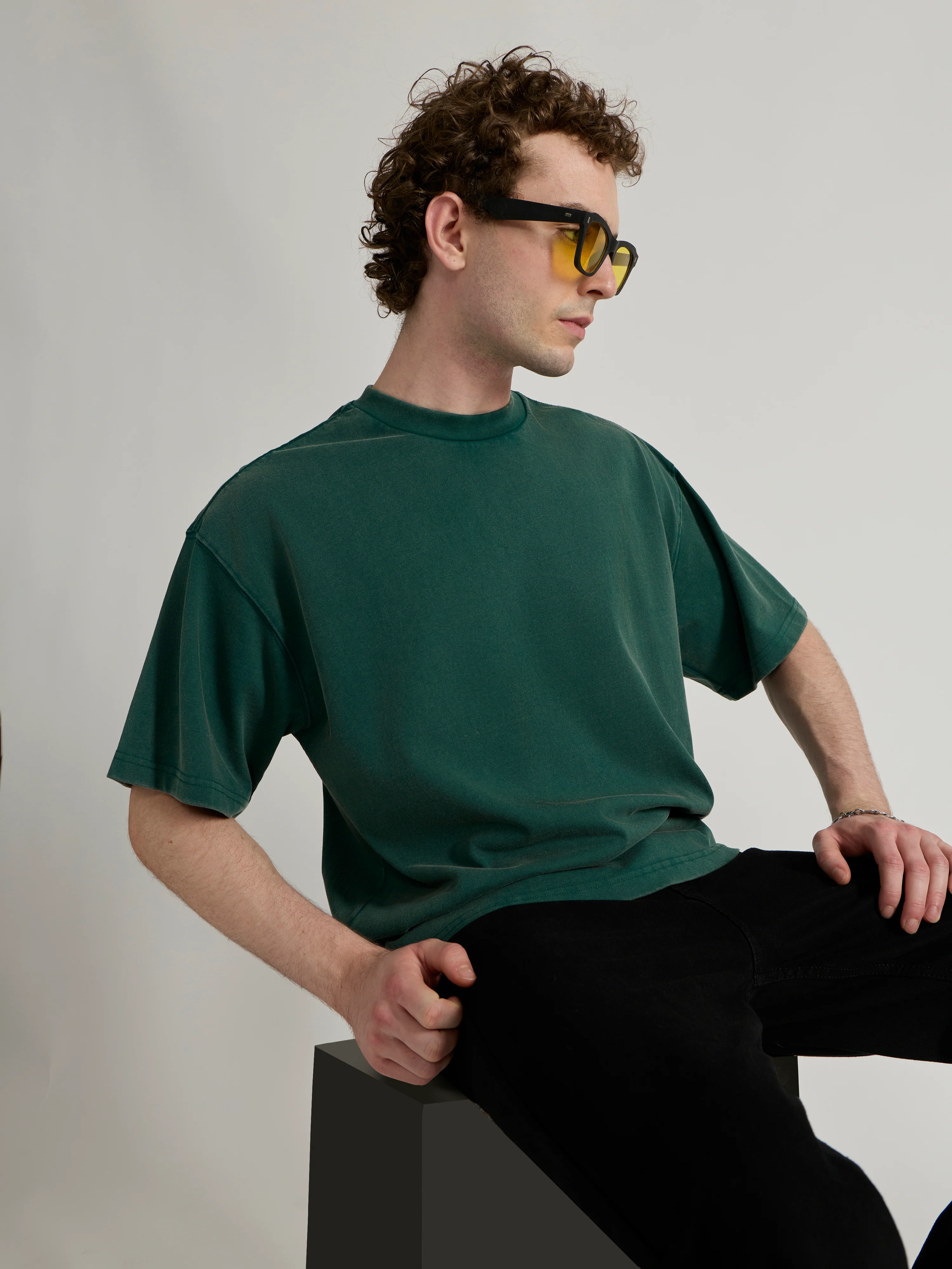 Kellington - Baggy T-Shirt - Emerald Green - Image 4