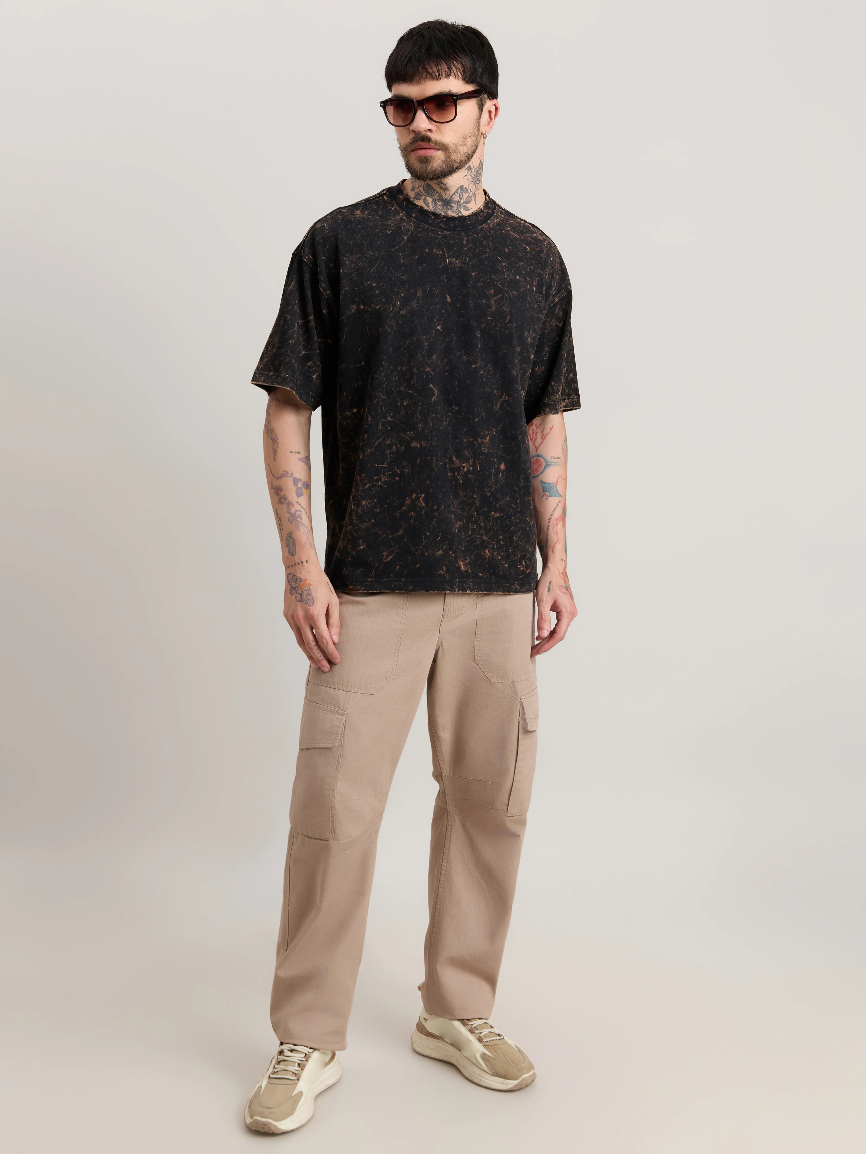 Kellington - Fade Black Baggy T-Shirt - Image 2