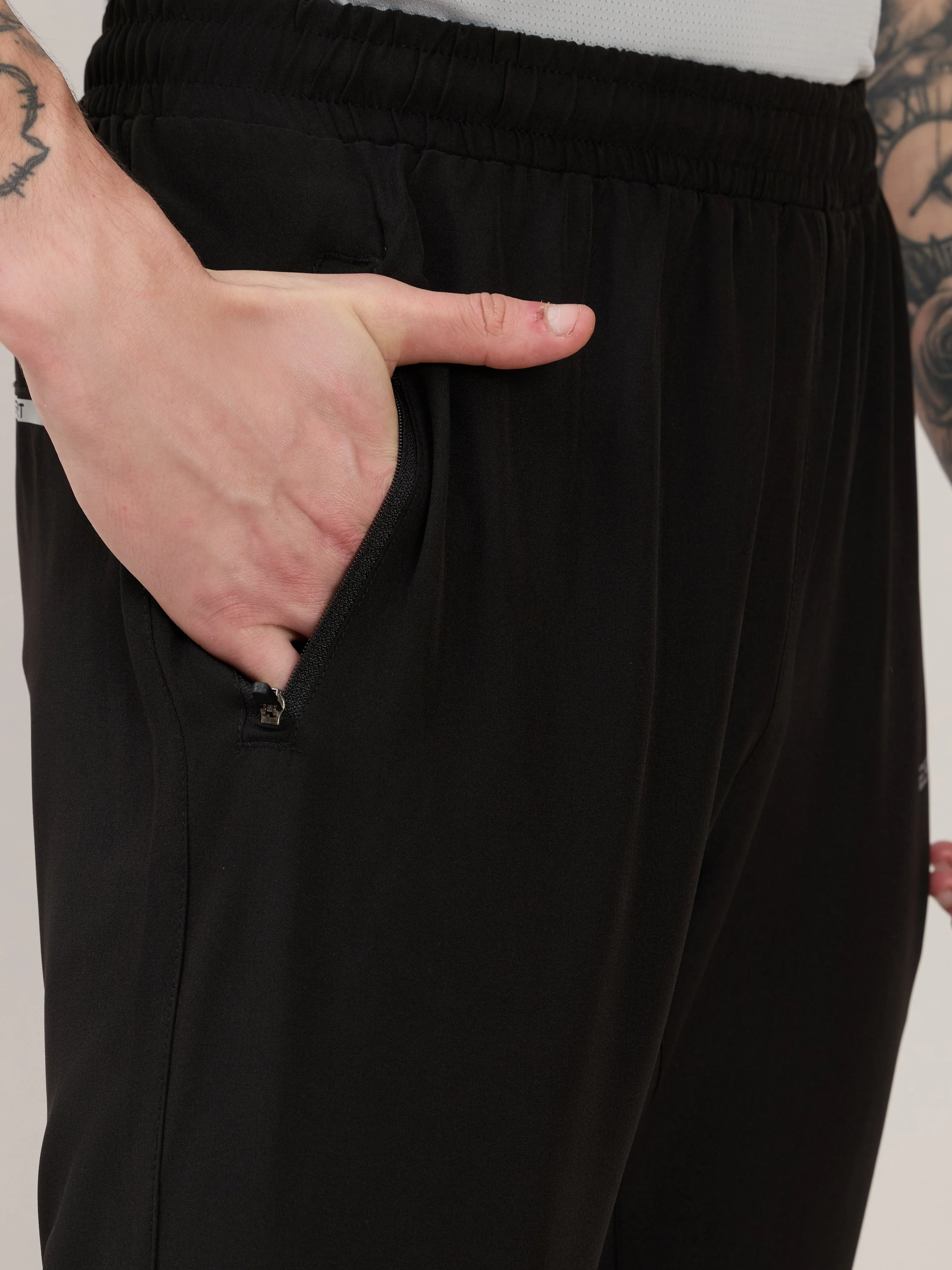 Klyra - Regular Track Pant - Black - Image 3