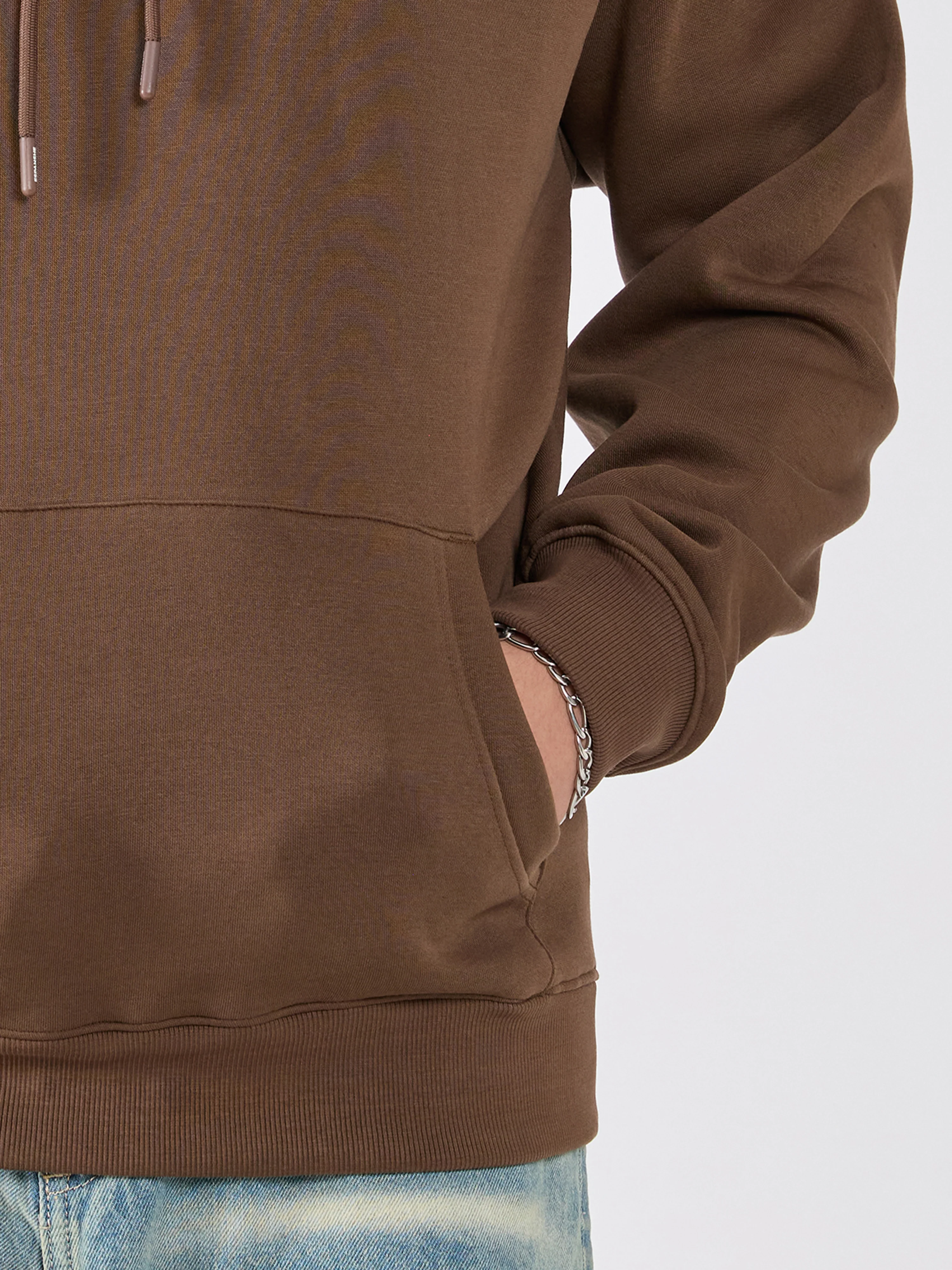 Leandris - Pullover Hoodie - Mid Brown - Image 5