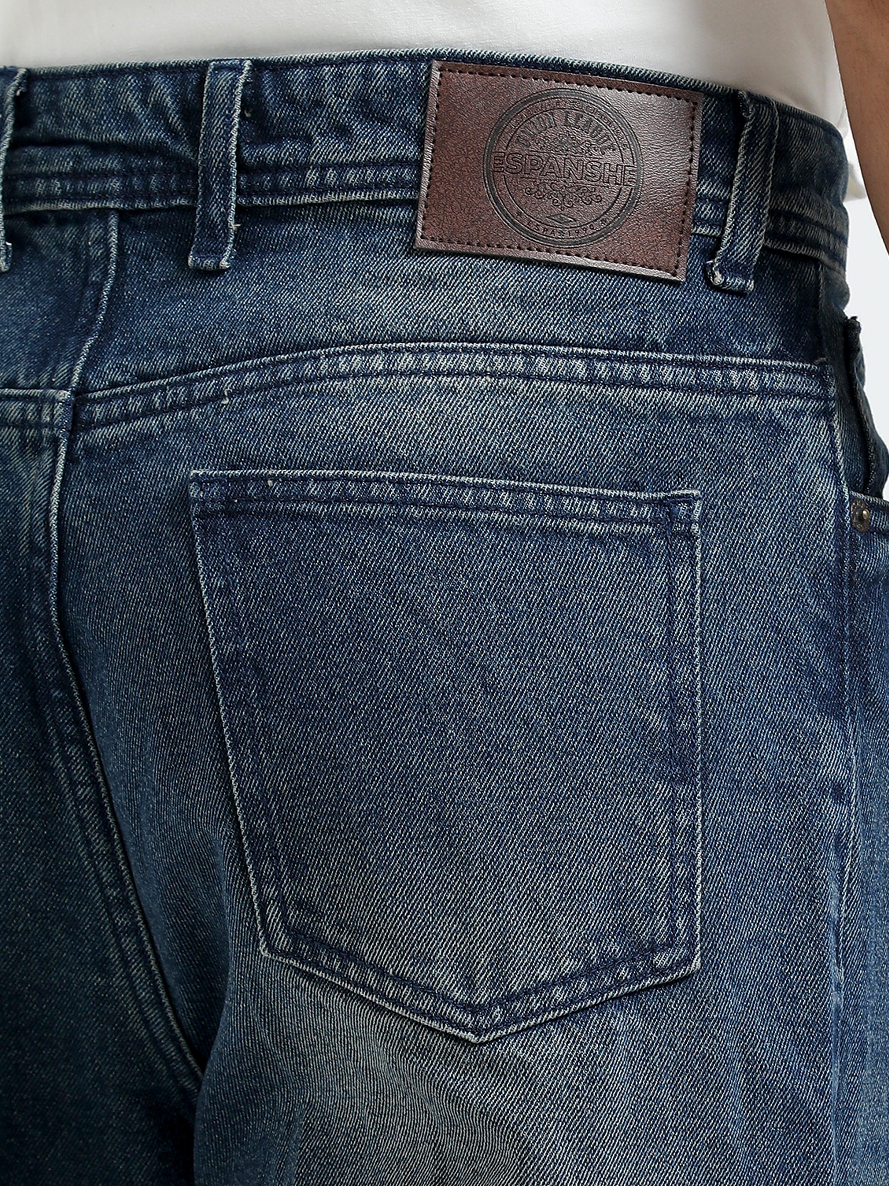 Mara Loose Jeans - Blue Patch - Image 3