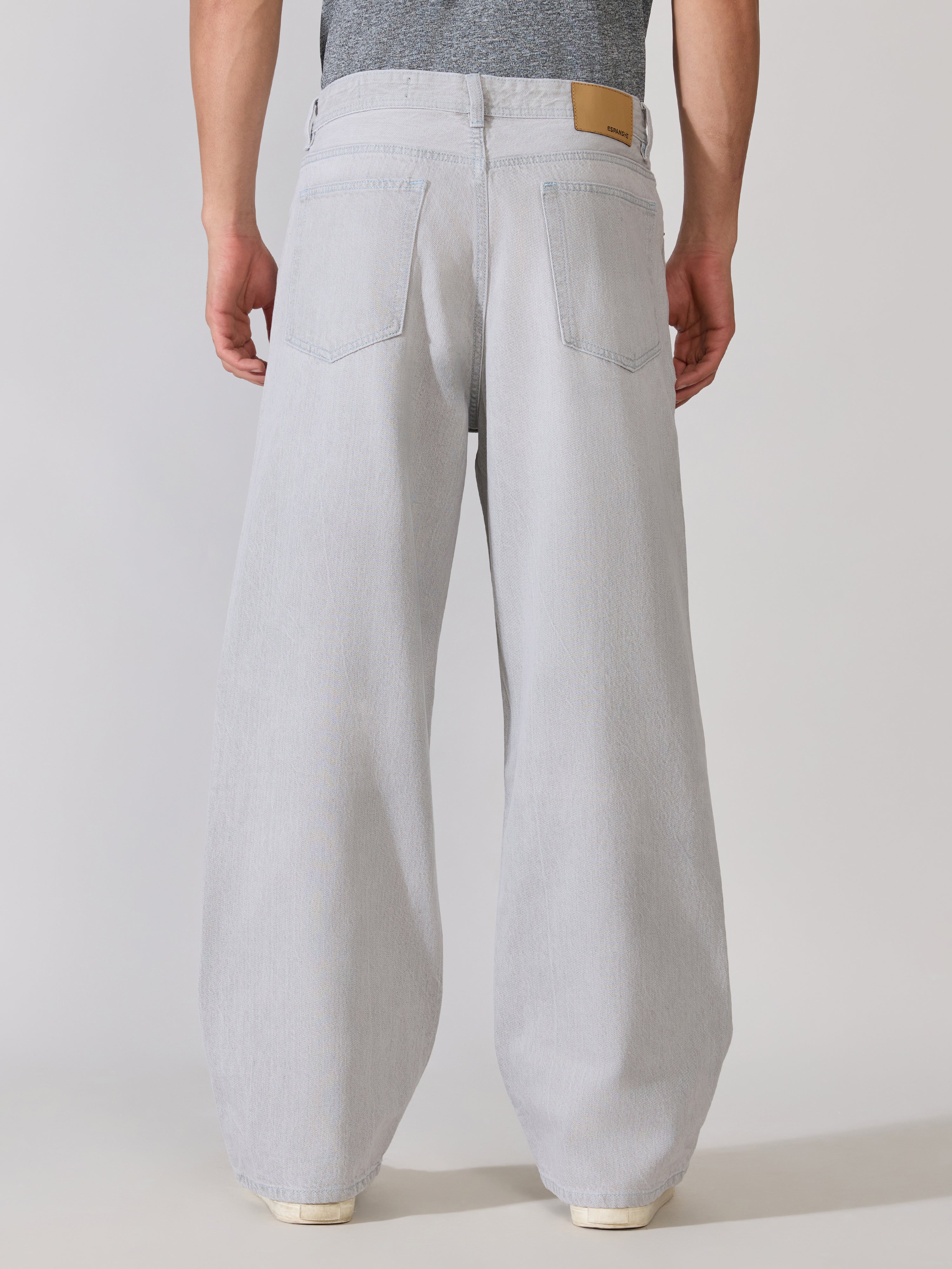 Modoin - Wide Jeans - Grey - Image 5