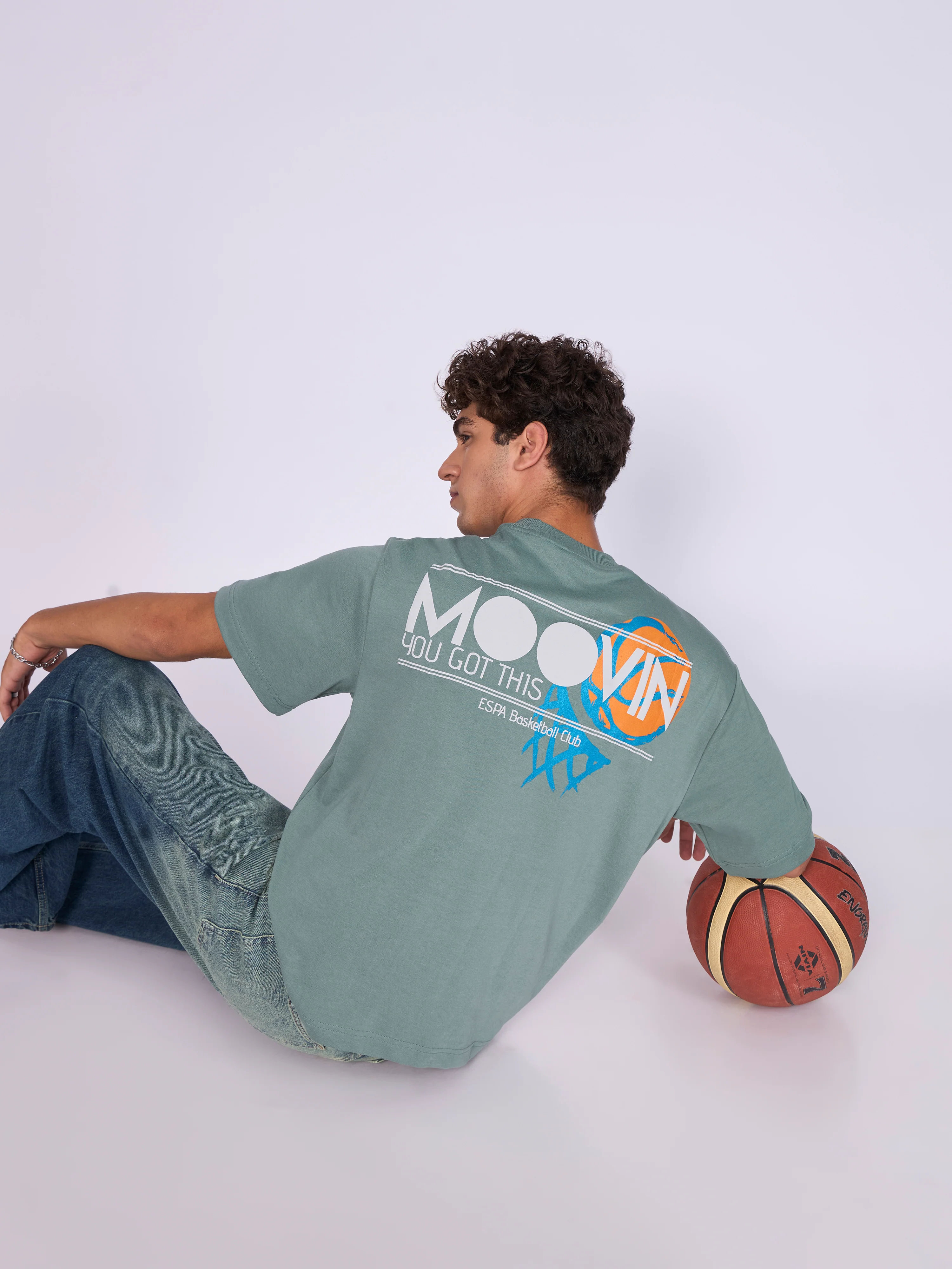 Moovin - ESPA Basketball Club Graphic T-Shirt - Green