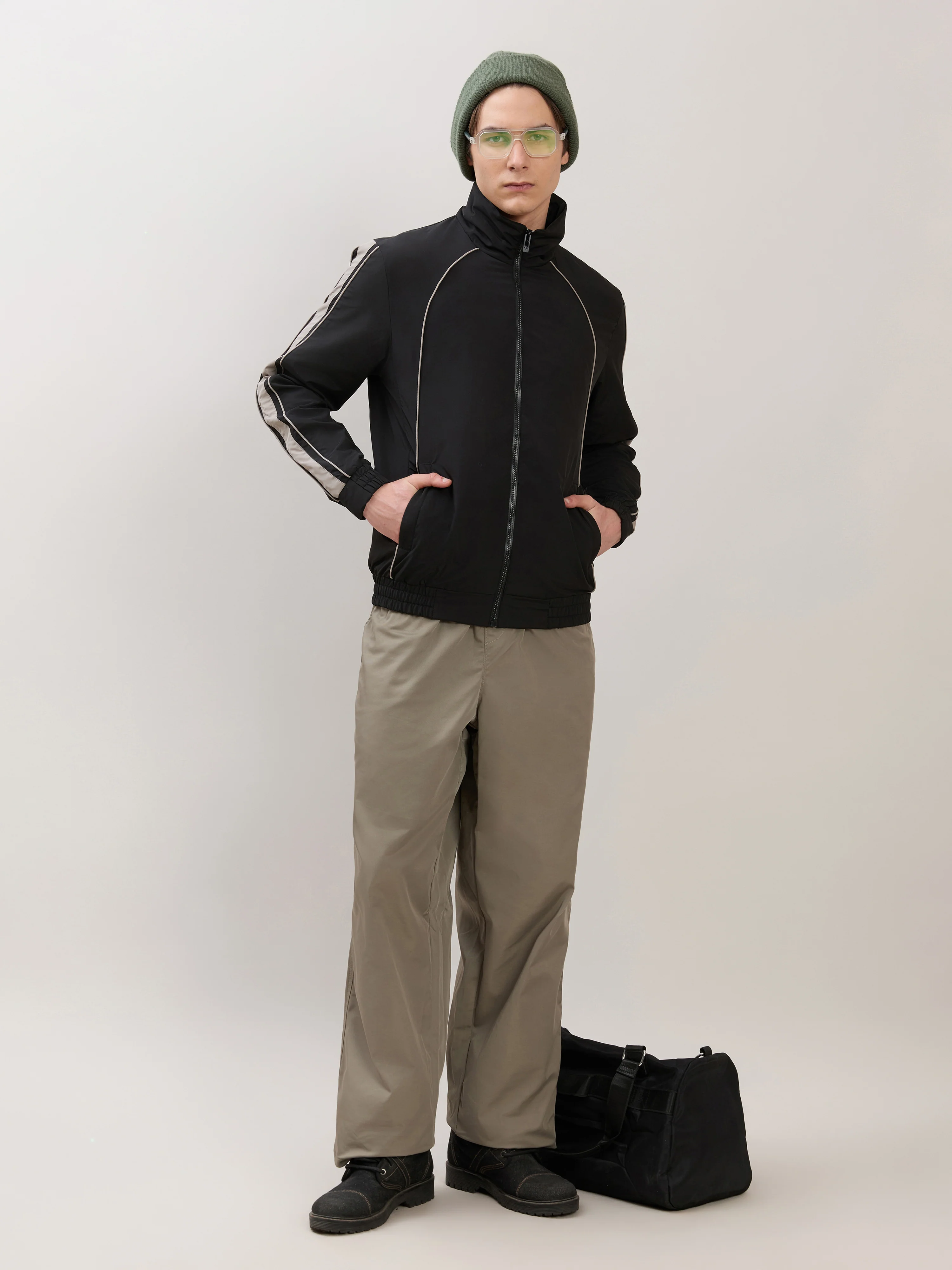 Mystic - Regular Track Jacket - Black