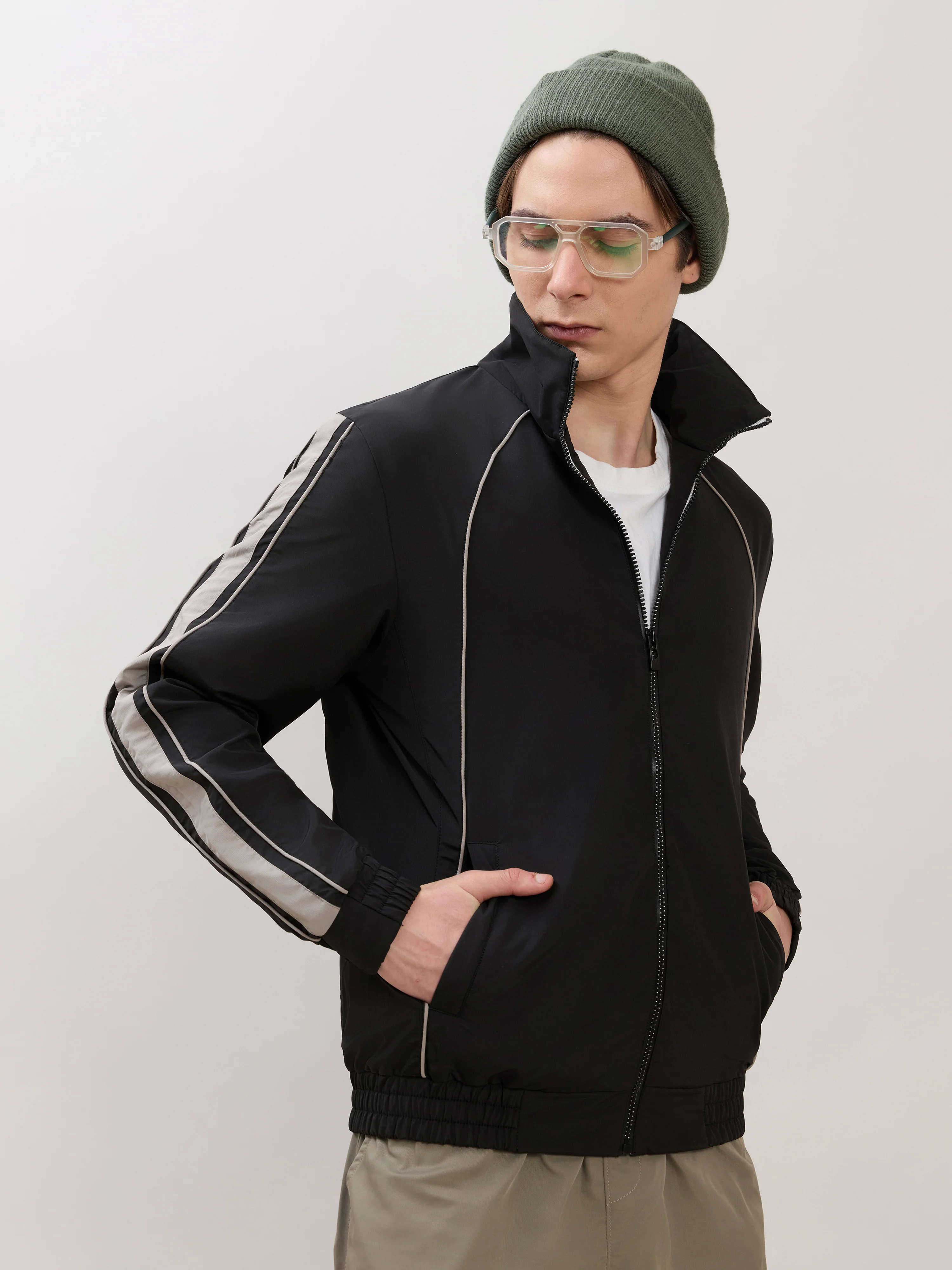 Mystic - Regular Track Jacket - Black - Image 4