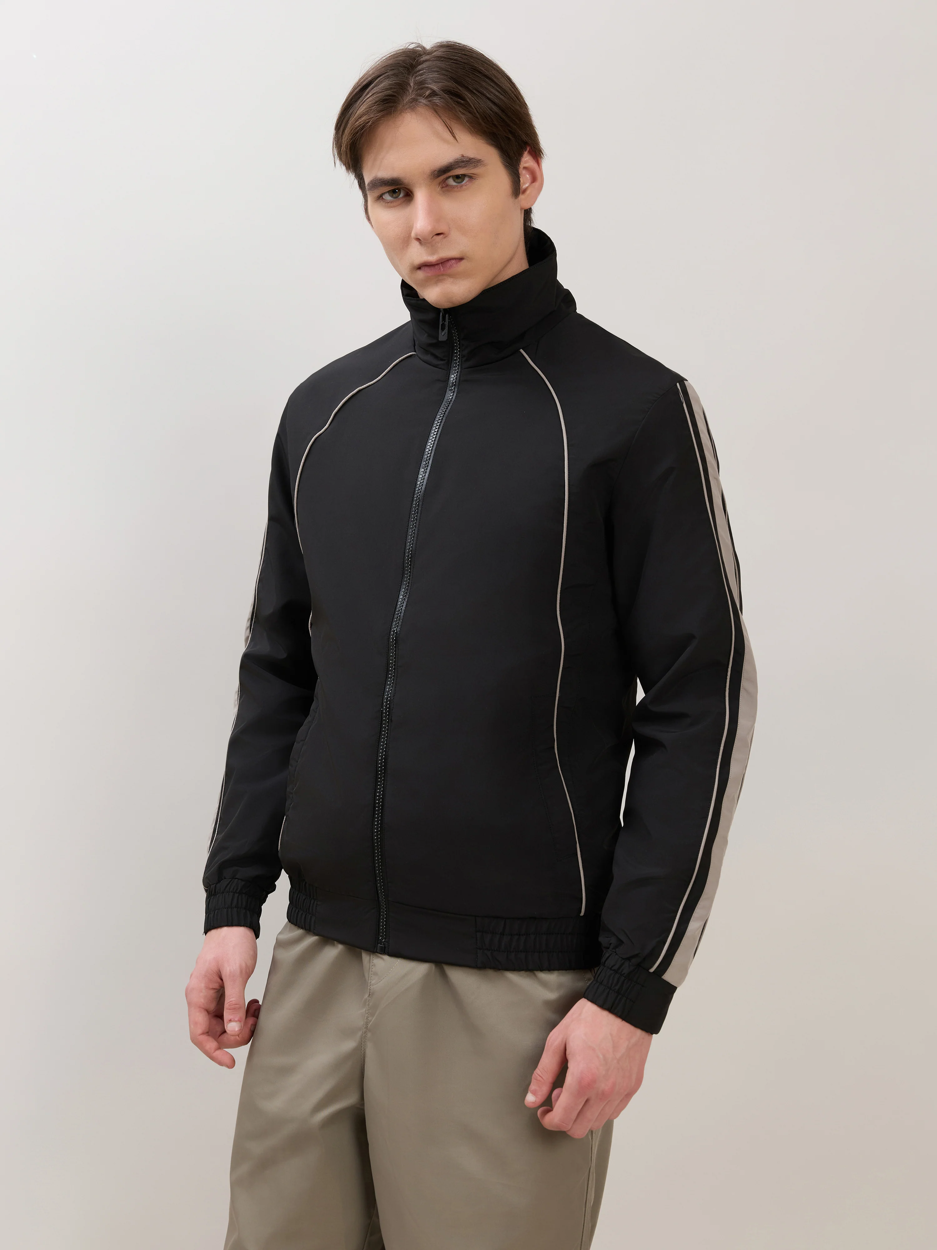 Mystic - Regular Track Jacket - Black - Image 5