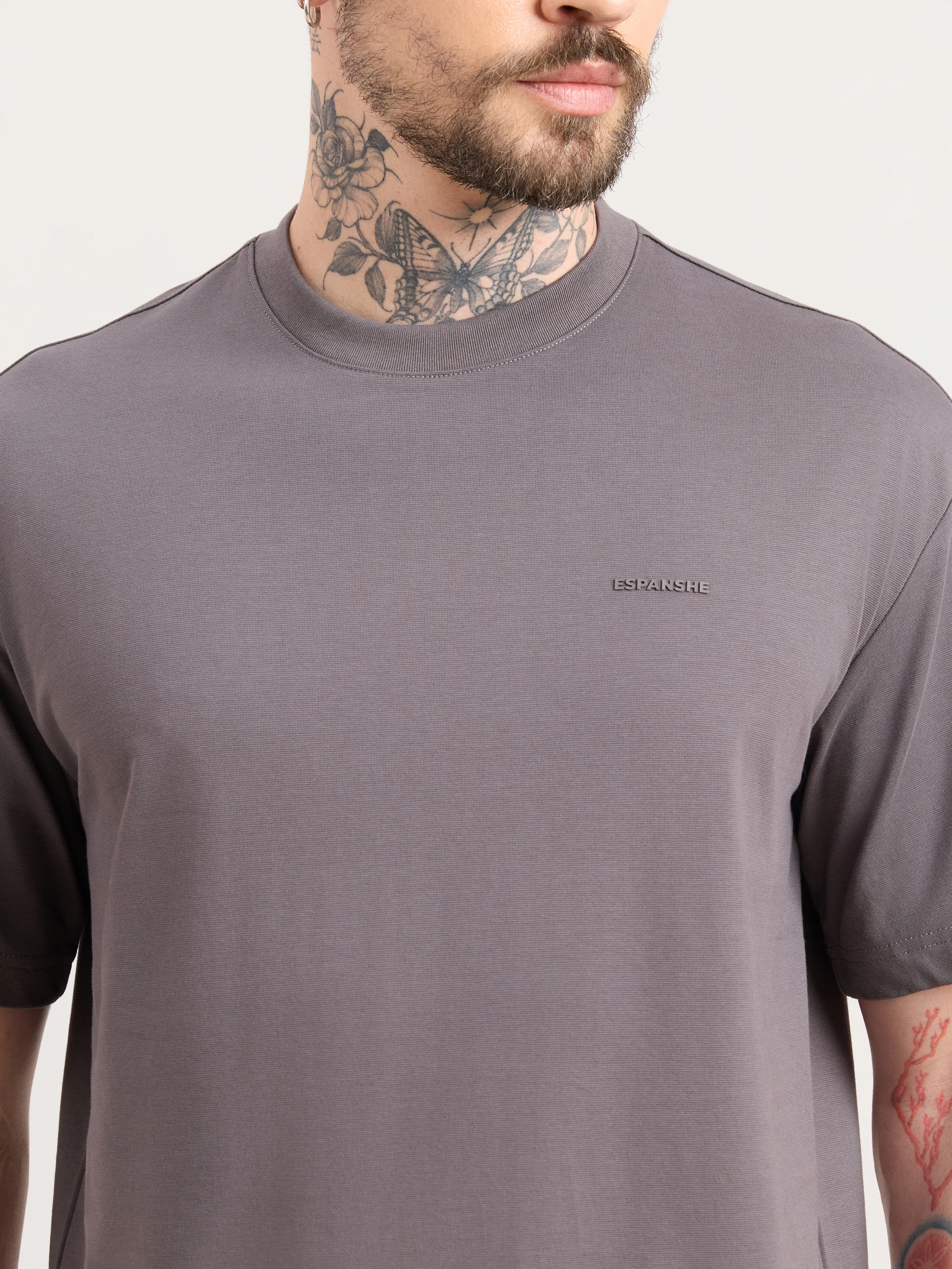 Nora - Loose Fit T-Shirt - Shale - Image 3